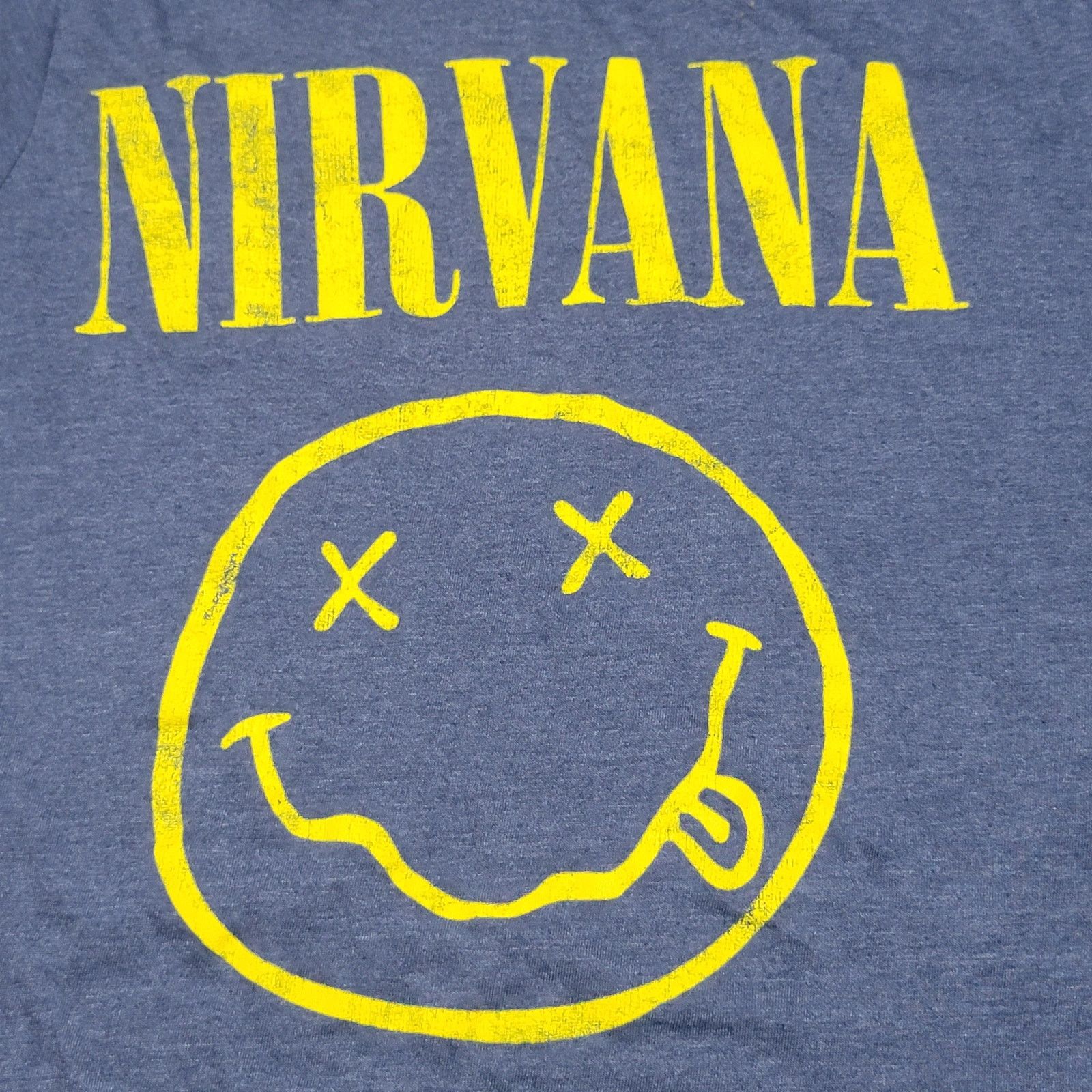 Nirvana Nirvana Tee Yellow Face Logo (Cut Crew) - Size Small Size S / US 4 / IT 40 - 2 Thumbnail