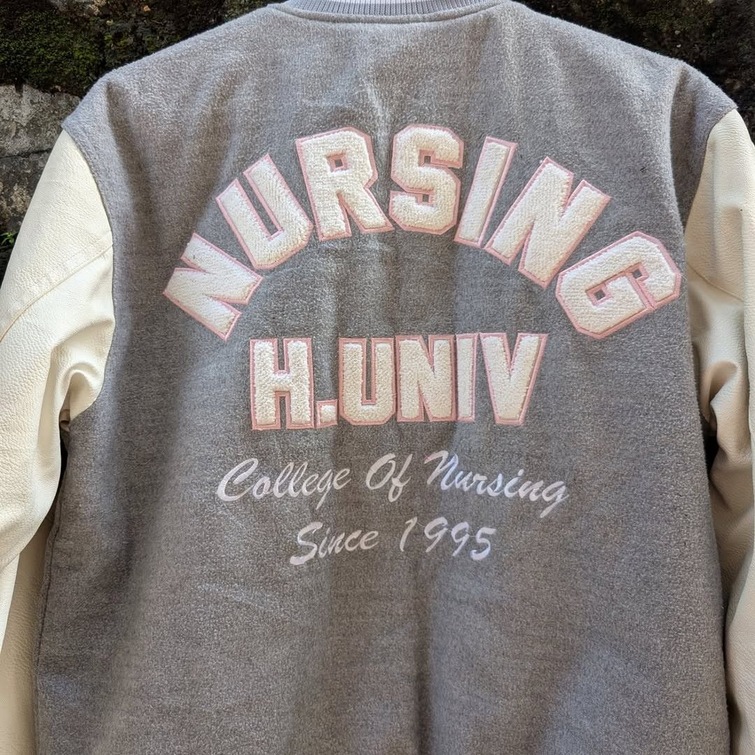 Other COLLEGE VARSITY JACKET WITH LEATHER SLEEVES Size US M / EU 48-50 / 2 - 5 Thumbnail