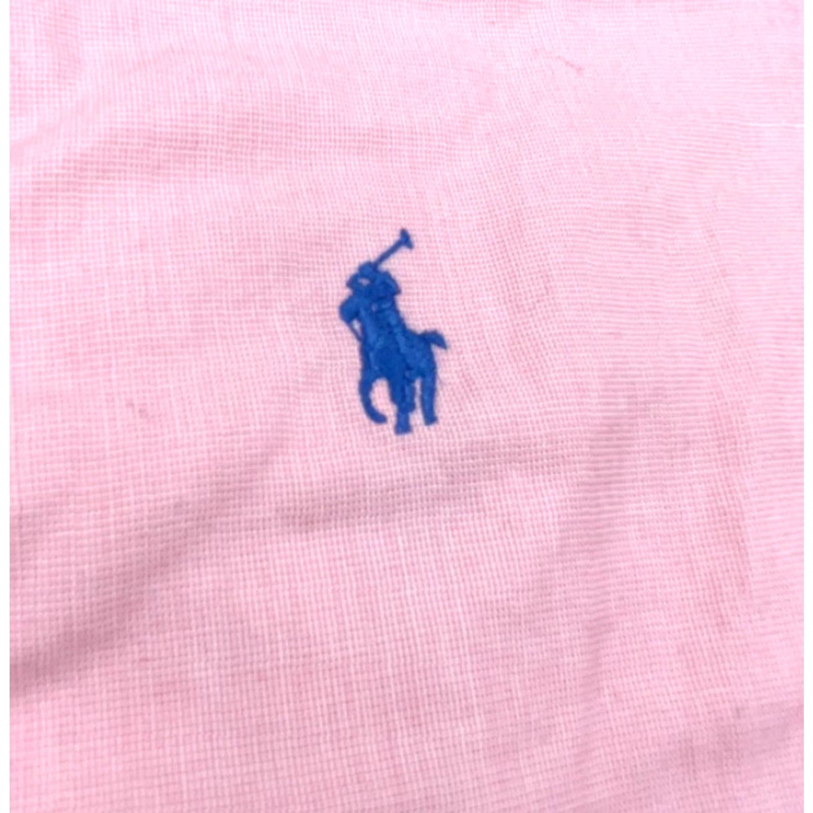 Ralph Lauren Ralph Lauren Shirt Men 16.5 34 Pink Button-Up Yarmouth Pinpoint Oxford Dress Top Size US XL / EU 56 / 4 - 4 Thumbnail