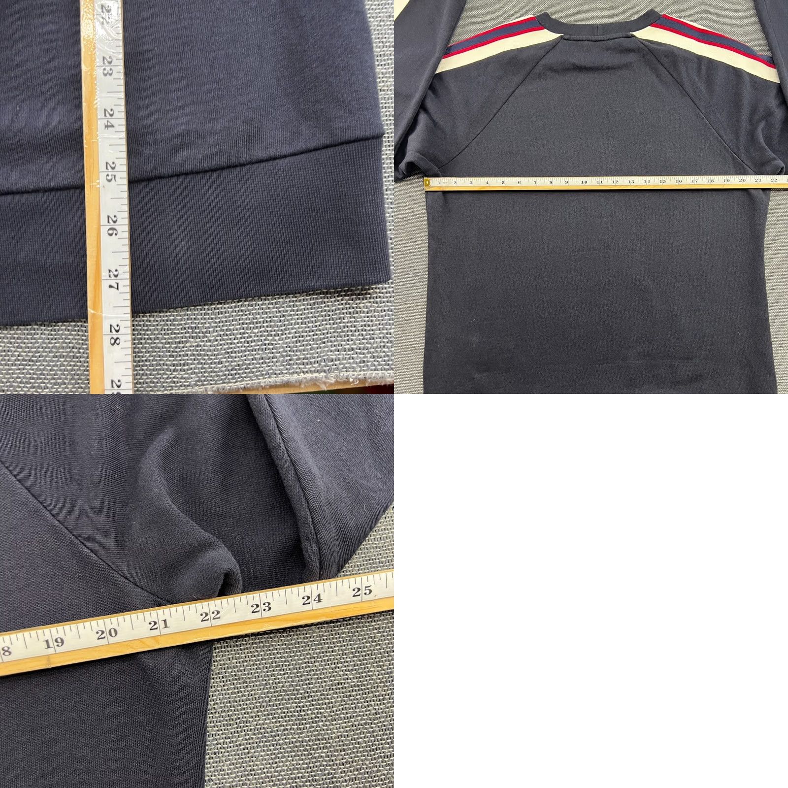 Sandro Sandro Paris Mens Sweatshirt Large Navy Crewneck Pullover Blue Size US M / EU 48-50 / 2 - 8 Thumbnail
