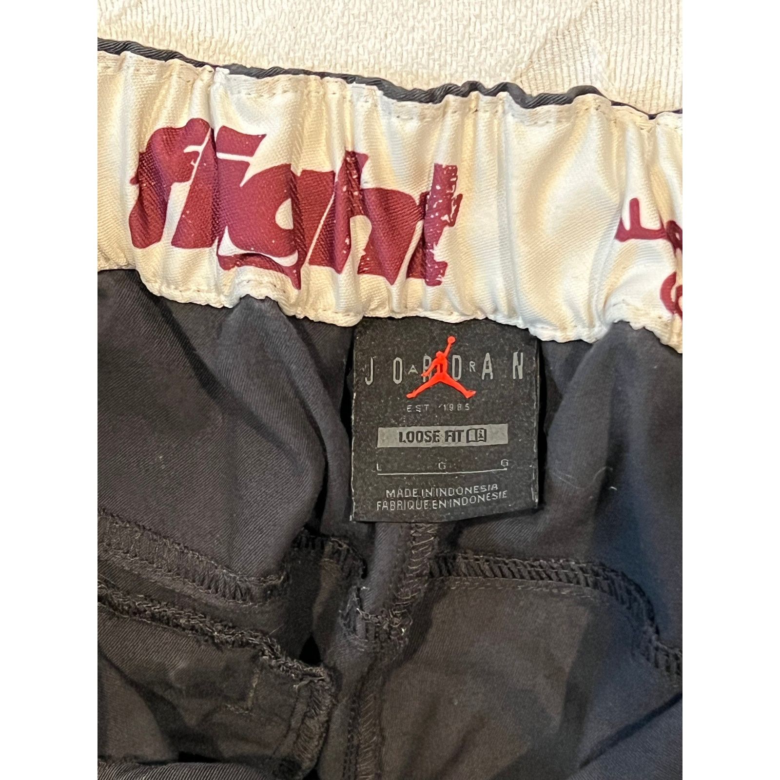 Nike Nike Jordan Flight Heritage Woven Pants Off Noir Loose Large Size US 30 / EU 46 - 4 Thumbnail