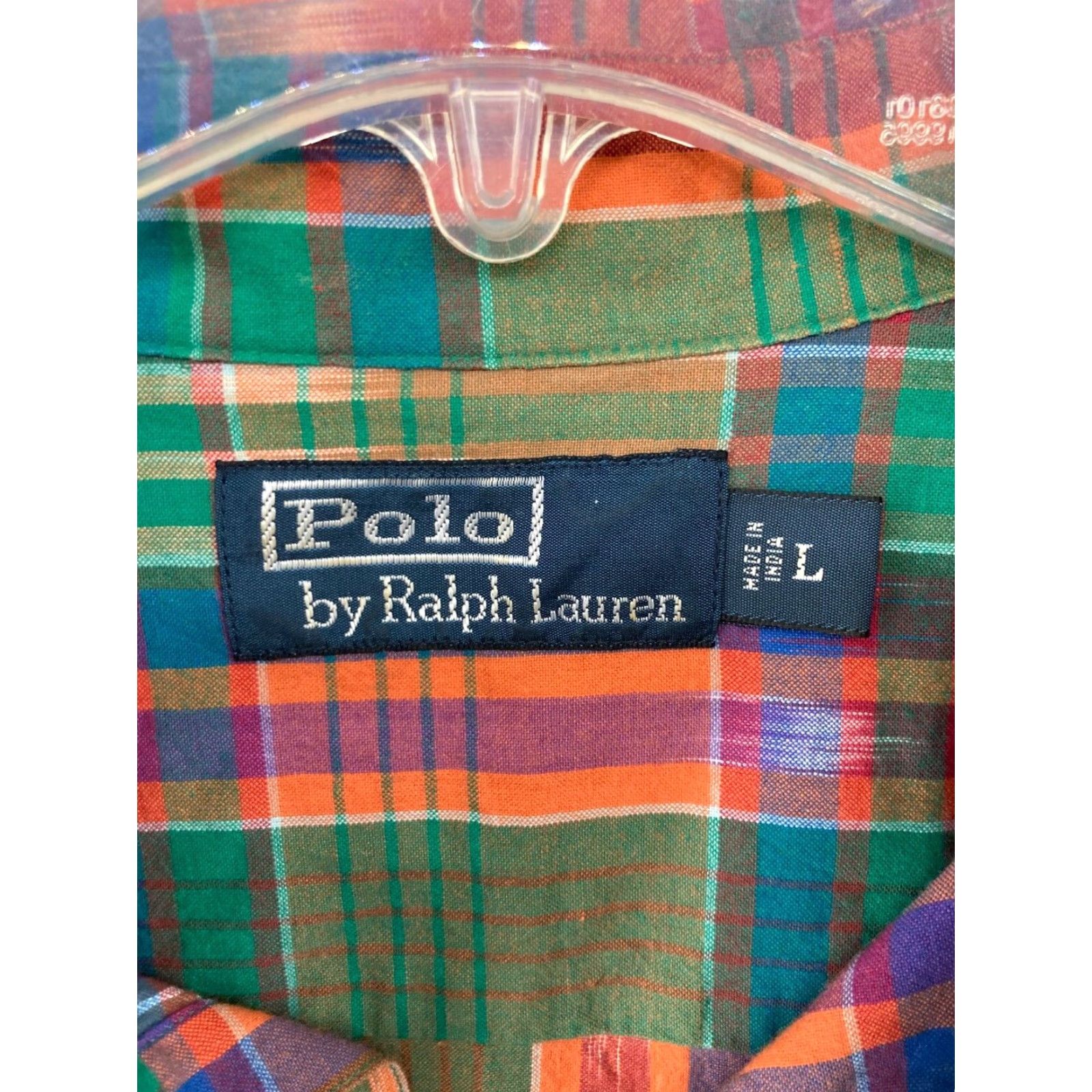 Polo Ralph Lauren Polo Ralph Lauren Large Men's Plaid Button-Up Shirt Long Sleeve Multicolor Preppy Casual Size US L / EU 52-54 / 3 - 5 Thumbnail