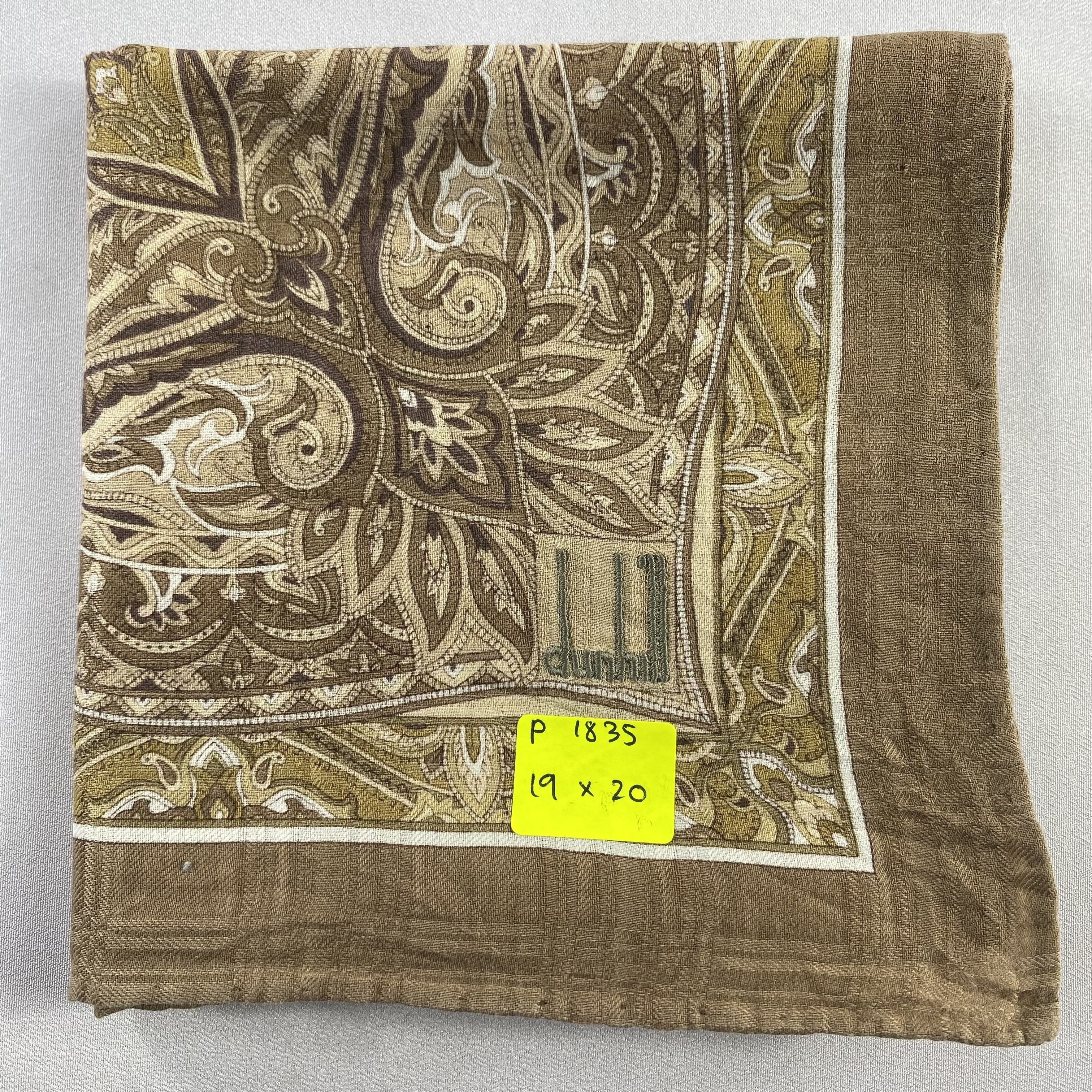 Alfred Dunhill × Vintage Alfred Dunhill Handkerchief / Neckerchief / Bandana-P1835 Size ONE SIZE - 5 Thumbnail