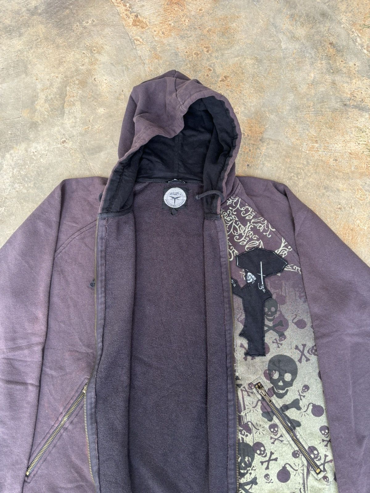 Hysteric Glamour Dragonelu Rock N Roll Vision Skull Ifsixwasnine Punk Style Size US L / EU 52-54 / 3 - 6 Thumbnail