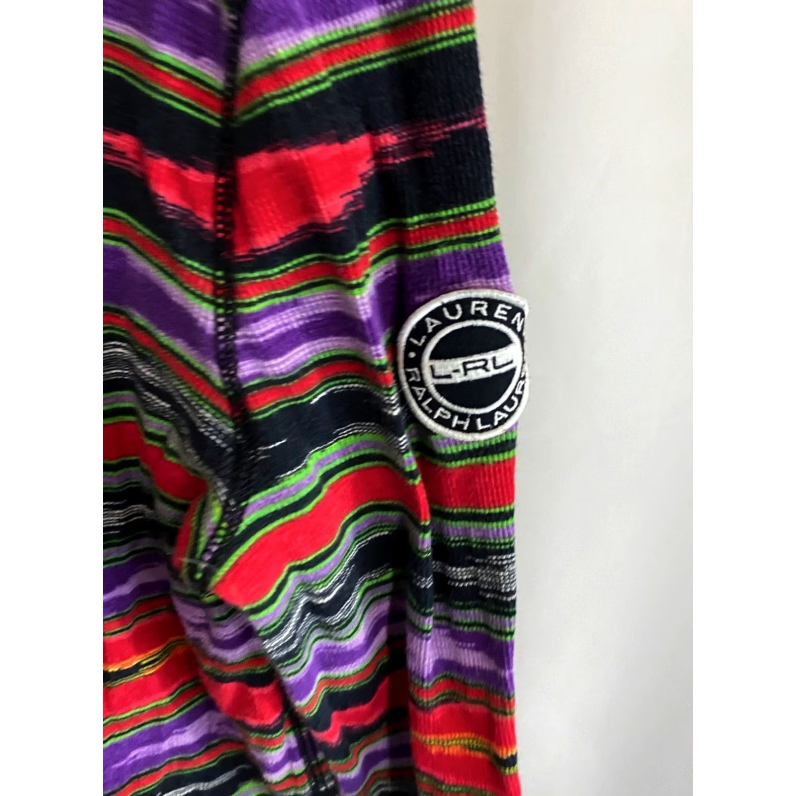 Ralph Lauren Womans Ralph Lauren Aztec Zip SWEATER Marked XL FITS MEDIUM Size M / US 6-8 / IT 42-44 - 4 Thumbnail