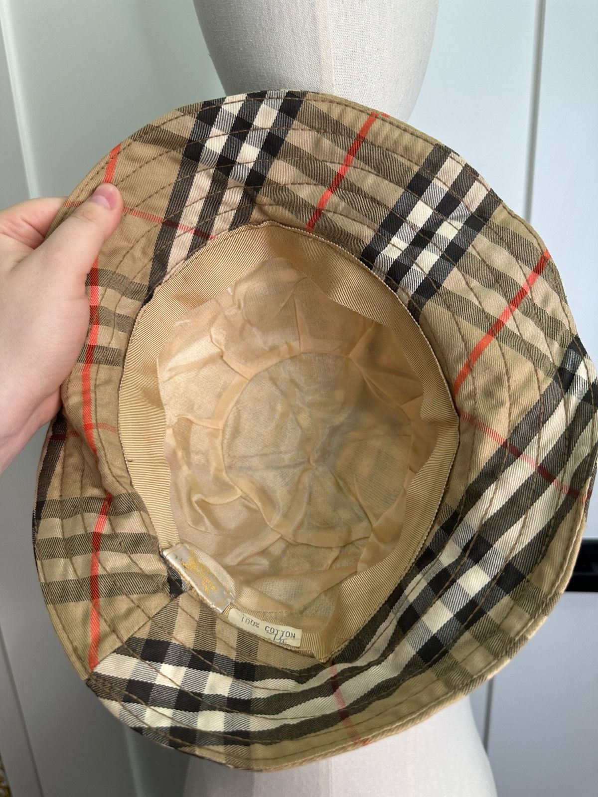 Burberry Burberry vintage checkerboard beige bucket hat Size ONE SIZE - 8 Thumbnail