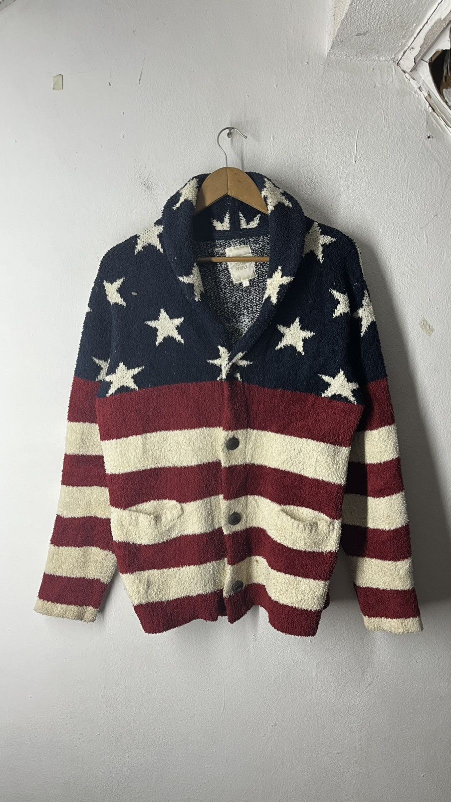 Japanese Brand POWER TO THE PEOPLE U.S.A FLAG JACKET Size US M / EU 48-50 / 2 - 9 Thumbnail