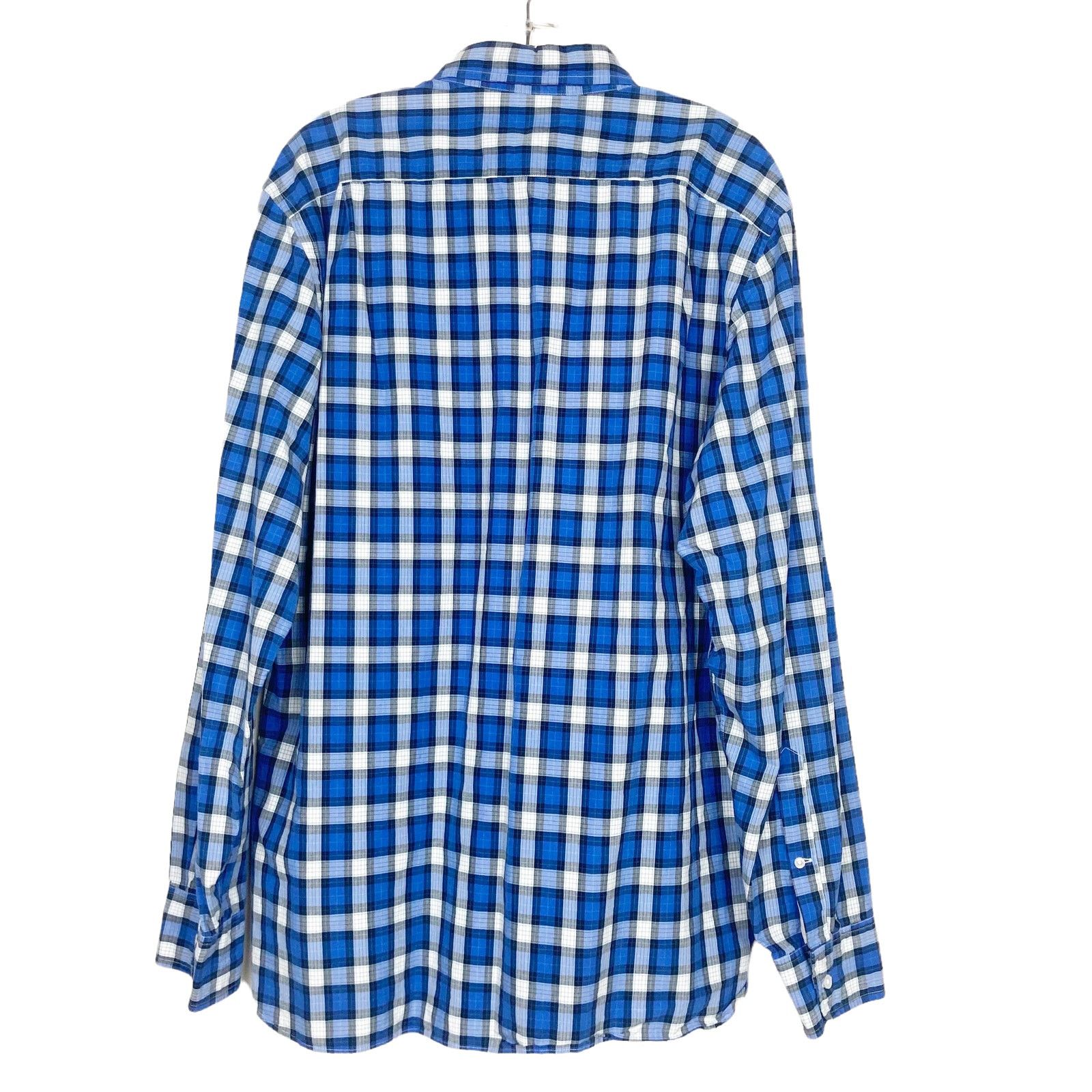 J.Crew J. Crew Blue Black Plaid Long Sleeve Button Down Sz L Size US L / EU 52-54 / 3 - 4 Thumbnail