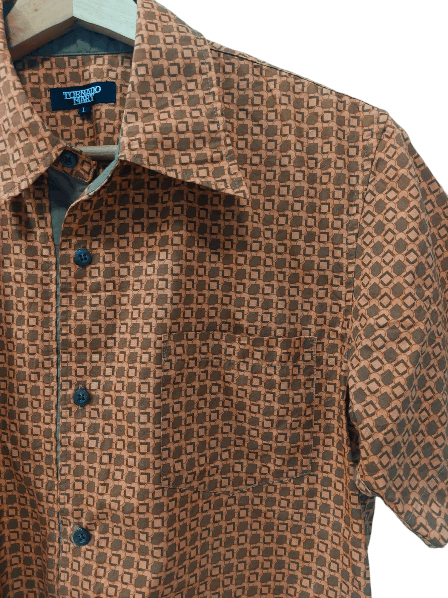 Tornado Mart Tornado Mart Japan Monogram Shirt Size US L / EU 52-54 / 3 - 5 Thumbnail