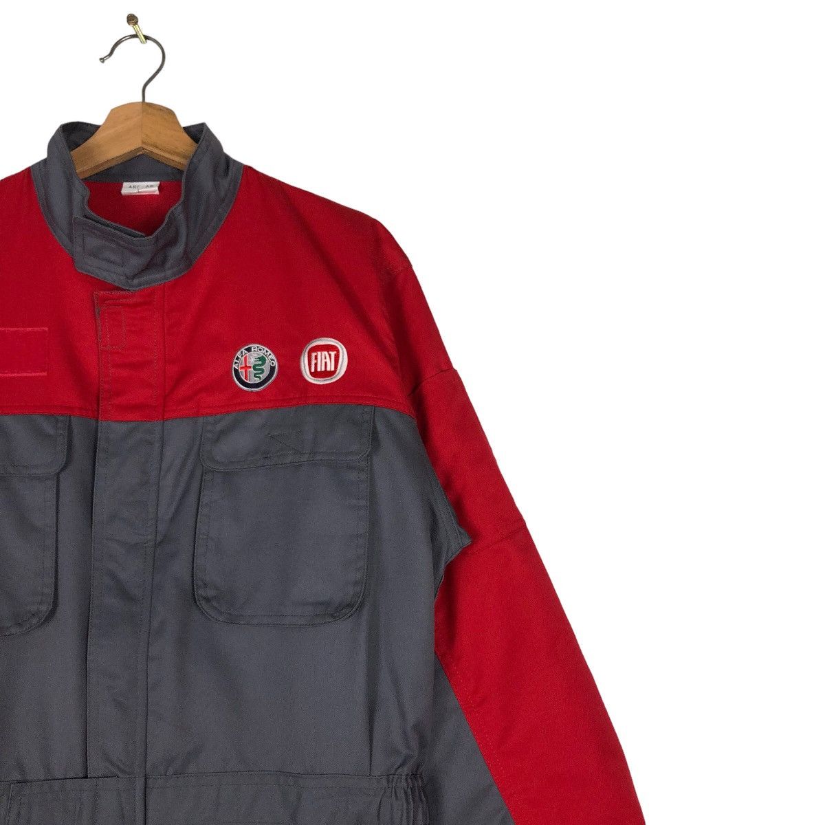 Japanese Brand 🔥90’s Vintage Overall Worker Big Logo Japan Racing Size US 36 / EU 52 - 5 Thumbnail