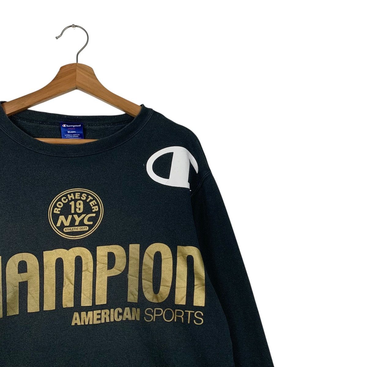 Champion CHAMPION Big Logo Crewneck Sweatshirt #3604-C165 Size US M / EU 48-50 / 2 - 4 Thumbnail