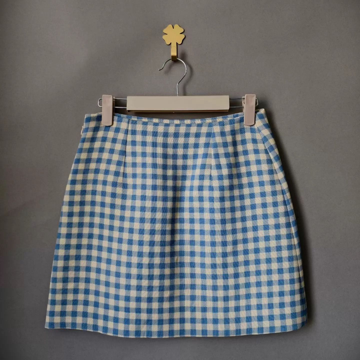 Prada Prada Gingham Pencil Skirt 36 Size 25" / US 0 / IT 36 - 2 Thumbnail
