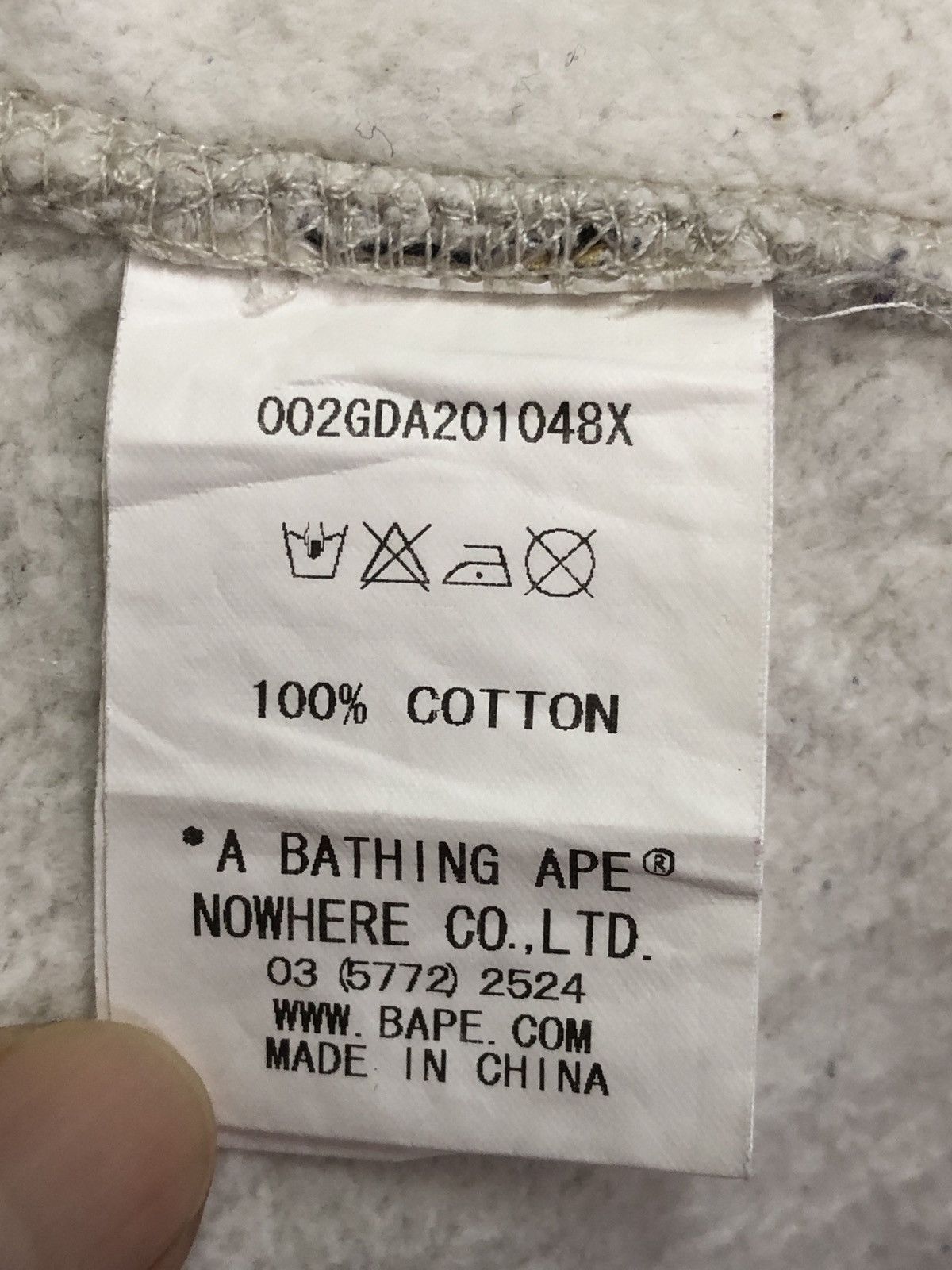 Bape OG A Bathing Ape Busy Work Baby Milo Zip Hoodie Size US L / EU 52-54 / 3 - 9 Thumbnail