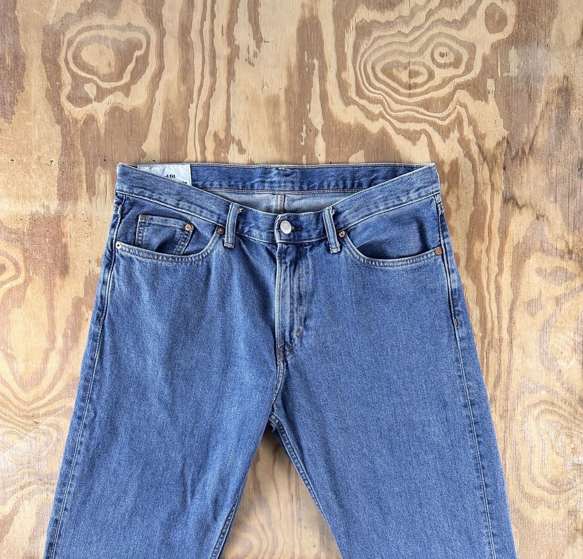 Designer × H&M Blue H&M Relaxed Fit Coupe Jeans Size US 36 / EU 52 - 3 Thumbnail
