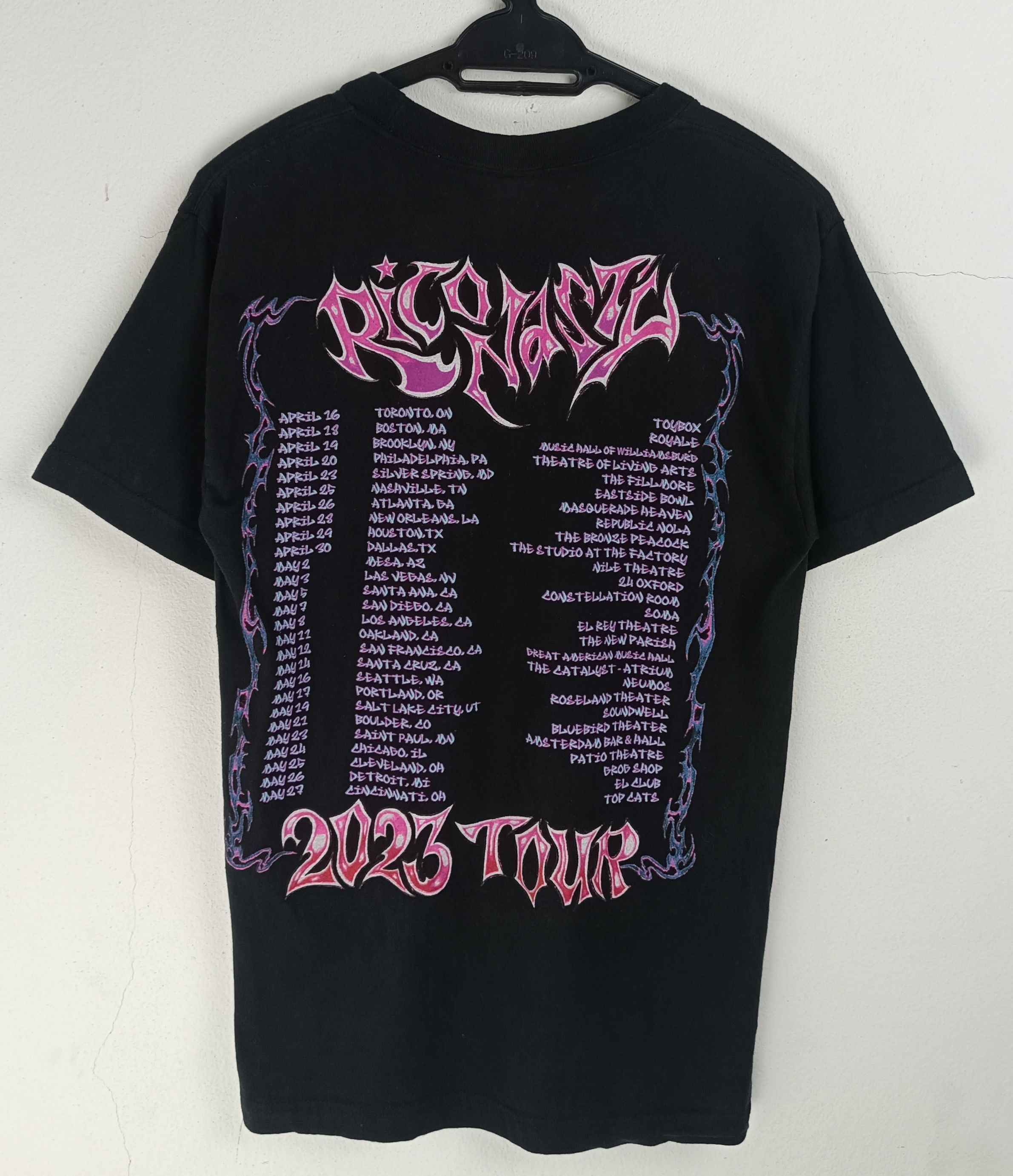 Rap Tees RICO NASTY 2023 TOUR TEE RARE DESIGN SEXY ADULTS ANIME Size US S / EU 44-46 / 1 - 4 Thumbnail