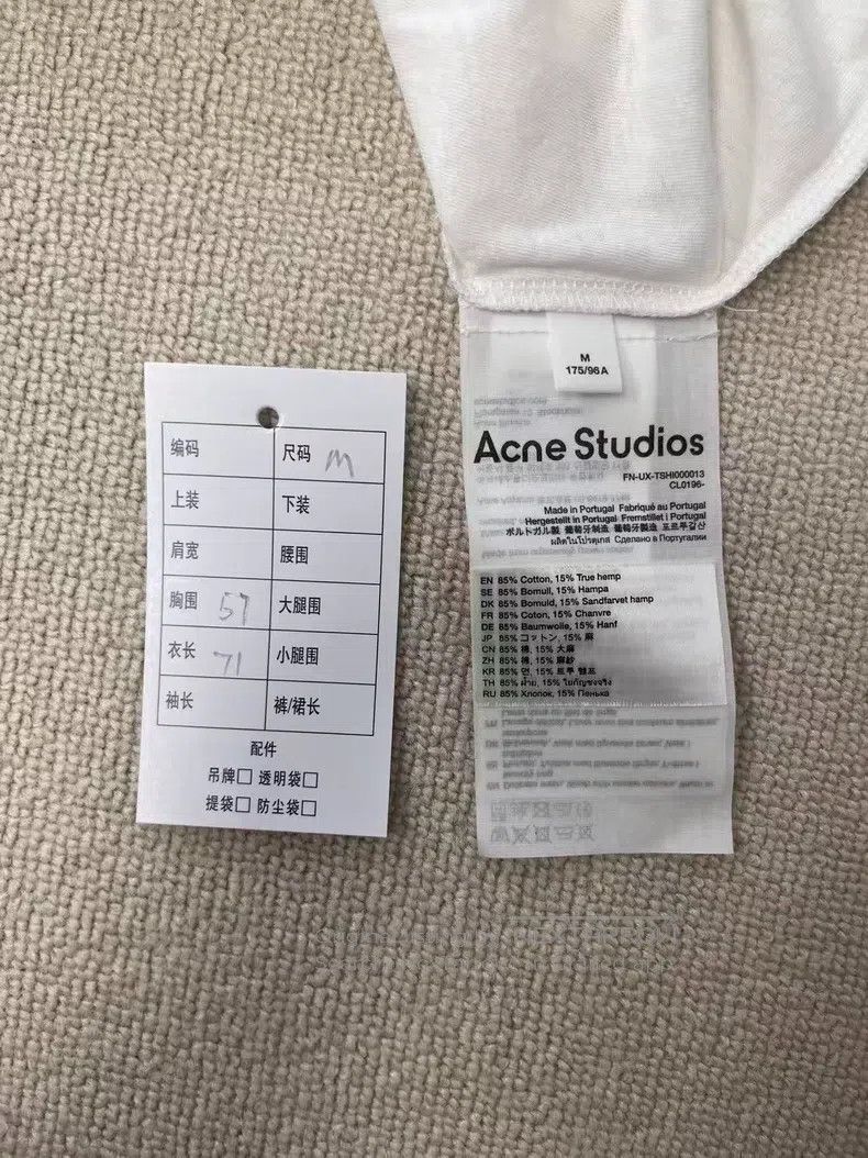 Acne Studios Acne Studios 1996 series logo loose vintage spray-painted Size US M / EU 48-50 / 2 - 5 Thumbnail