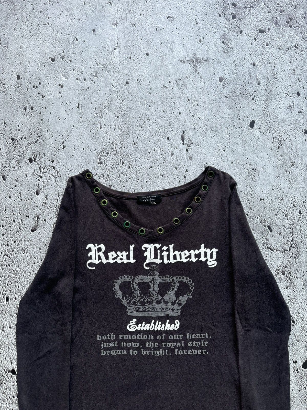 Hysteric Glamour Y2k fluer & parfum real liverty ifsix punk style Longsleeve Size L / US 10 / IT 46 - 2 Thumbnail