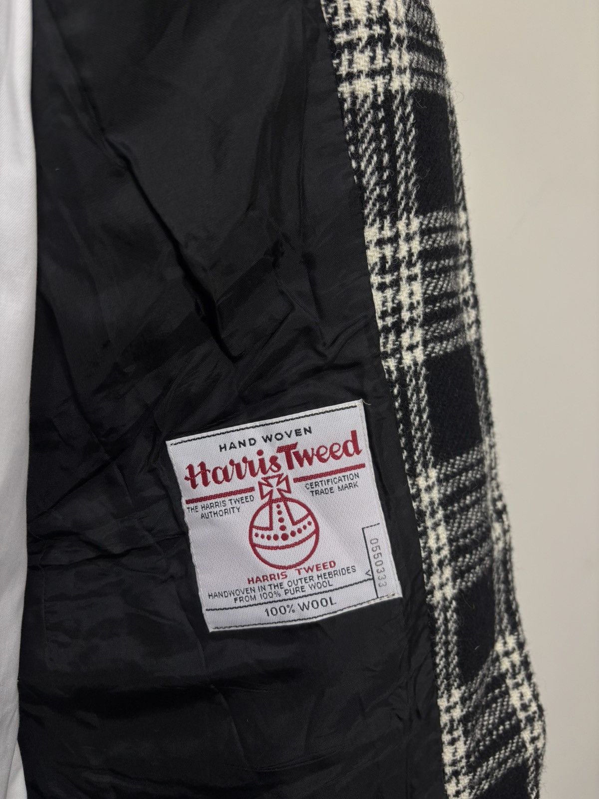 Harris Tweed Harris Tweed Women’s Plaid Check Gray Wool Blazer Skirt Set Size M / US 6-8 / IT 42-44 - 12 Thumbnail