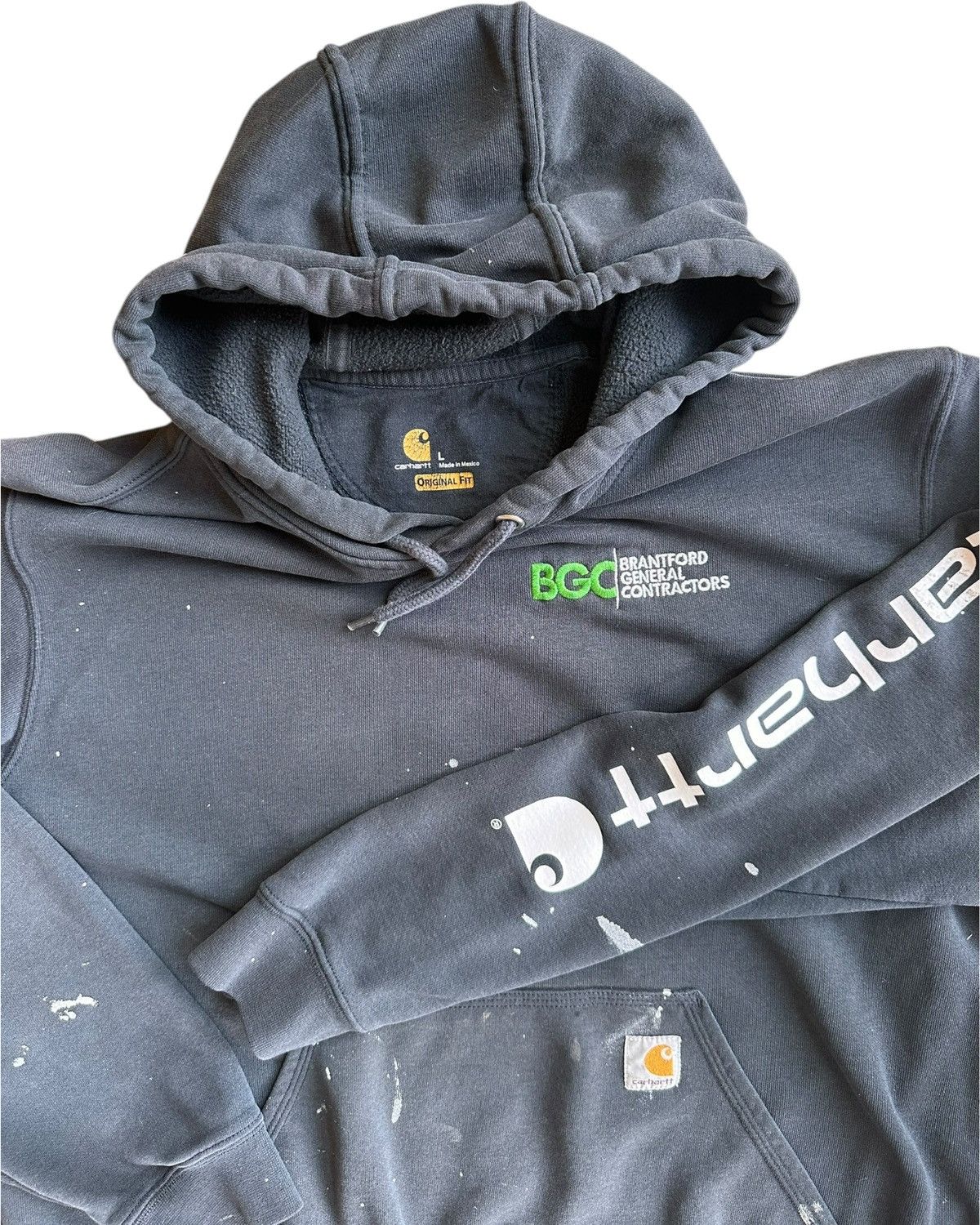 Carhartt × Vintage 2000s Carhartt Hoodie Size US L / EU 52-54 / 3 - 3 Thumbnail