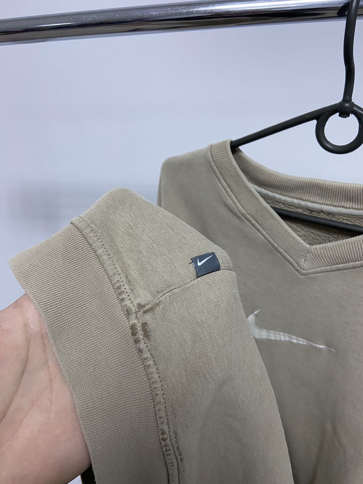 Nike × Vintage Nike Sweatshirt Big Swoosh Logo Vintage Y2K 90s Size US XL / EU 56 / 4 - 14 Thumbnail
