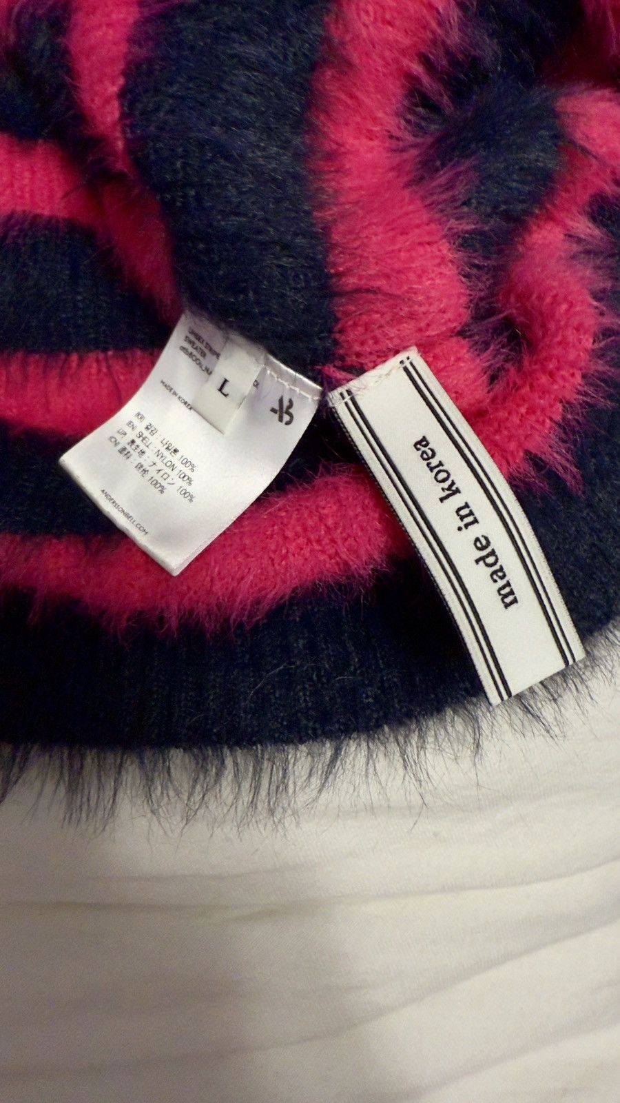 Andersson Bell Andersson Bell Pink Hairy Sweater Size US L / EU 52-54 / 3 - 4 Thumbnail