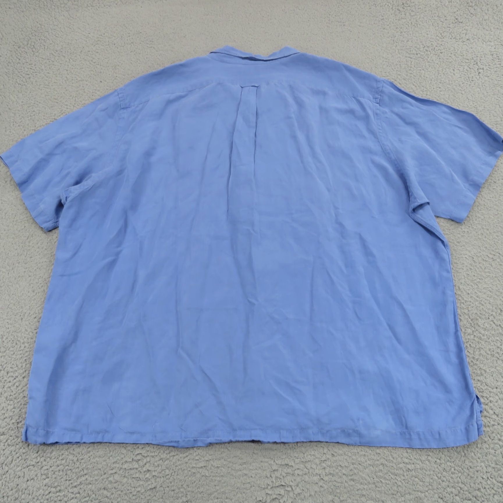 Polo Ralph Lauren VINTAGE Polo Ralph Lauren Shirt Men 4XLT Silk Linen Loop Camp Collar Yellow Pony 4XL Size US XXL / EU 58 / 5 - 7 Thumbnail