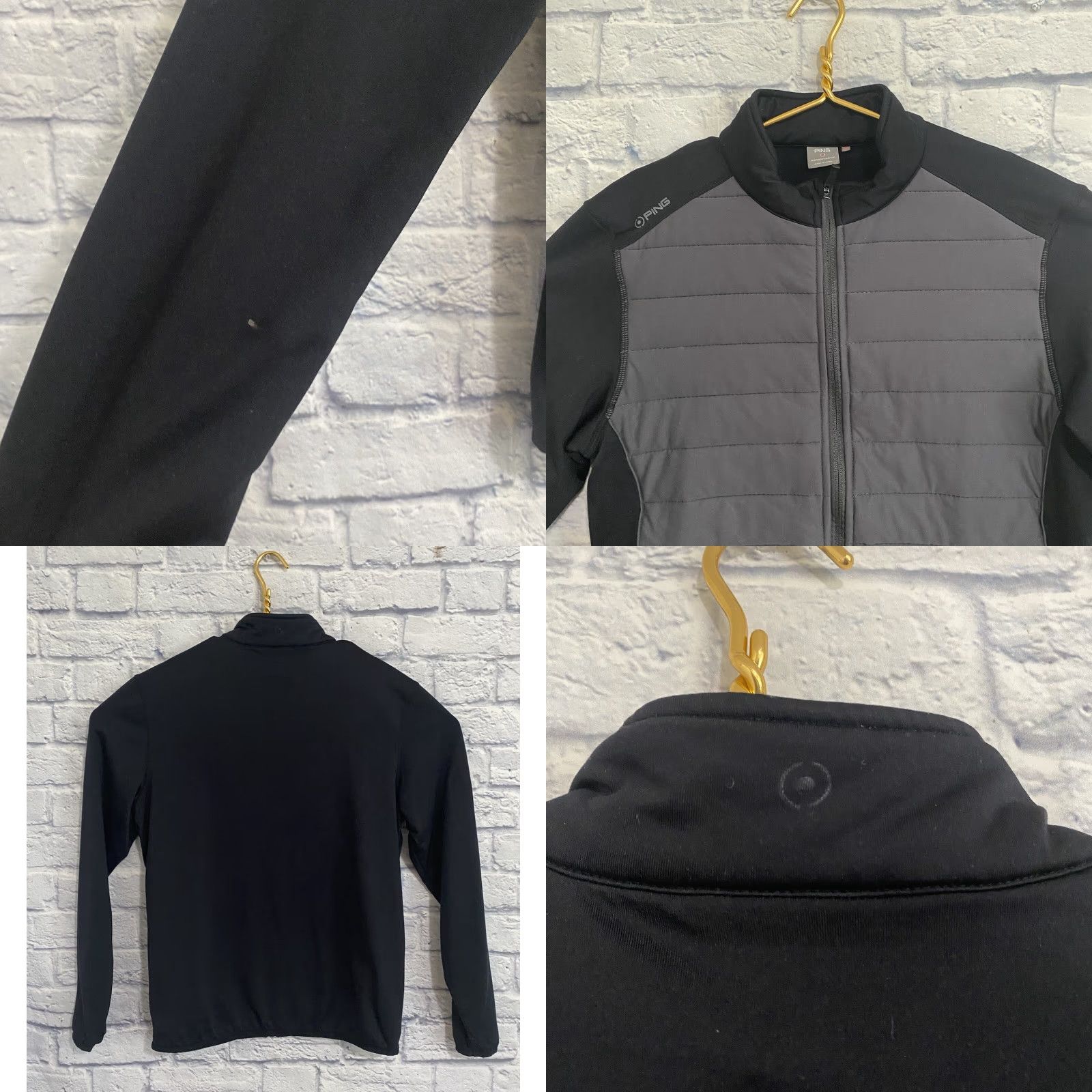 Vintage Ping Sensor Warm Golf Full Zip Up Stretch Puffer Jacket Women’s Size Medium Gray Size M / US 6-8 / IT 42-44 - 8 Thumbnail
