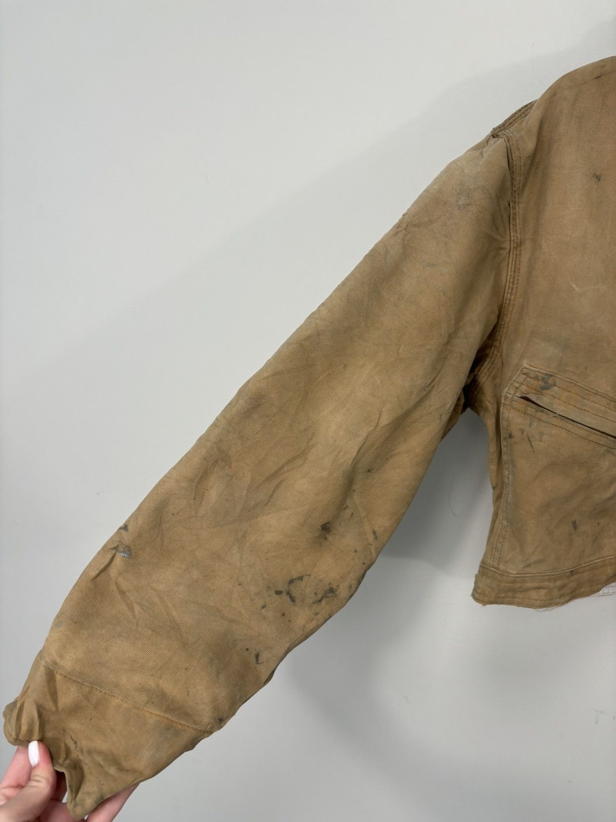 Carhartt Vintage 90s Carhartt Made In USA Hype Boxy Cropped Jacket Size US M / EU 48-50 / 2 - 14 Thumbnail