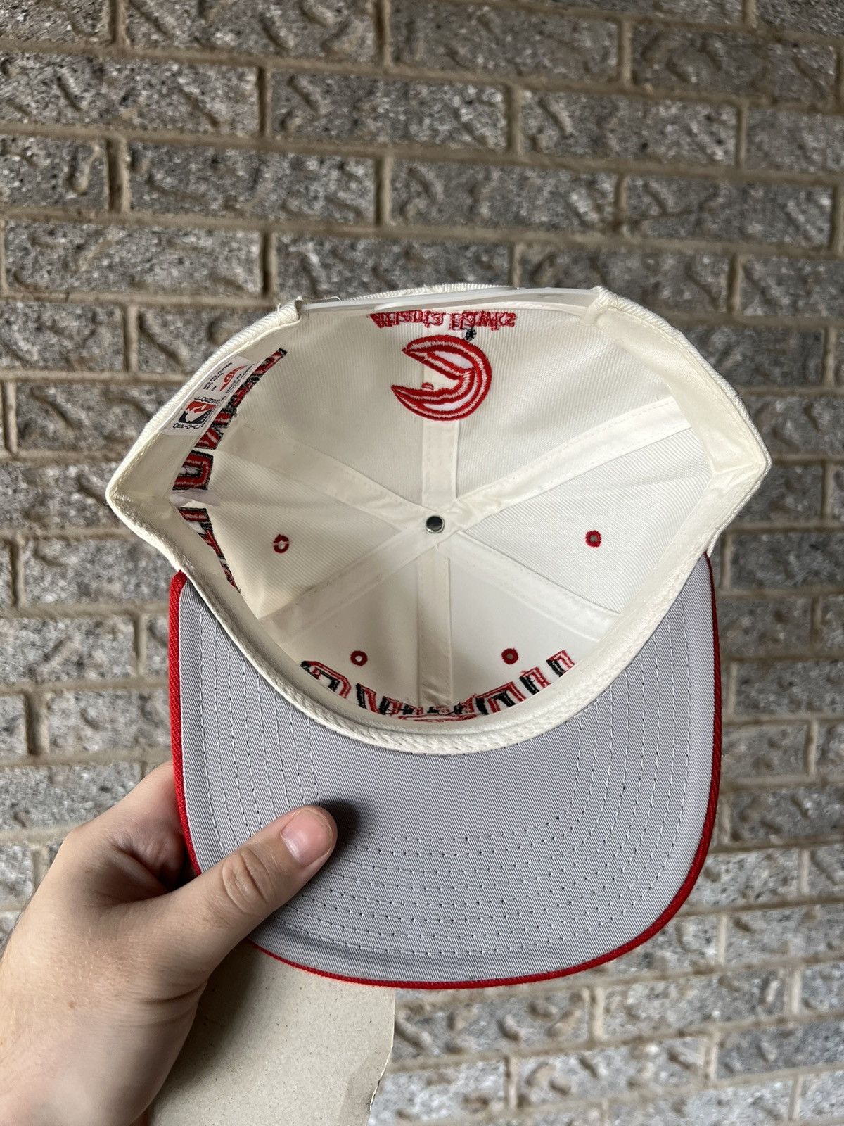 Sports Specialties × Vintage Vintage 90’s NBA Atlanta Hawks Wool Brand New SnapBack Hat Size ONE SIZE - 2 Thumbnail