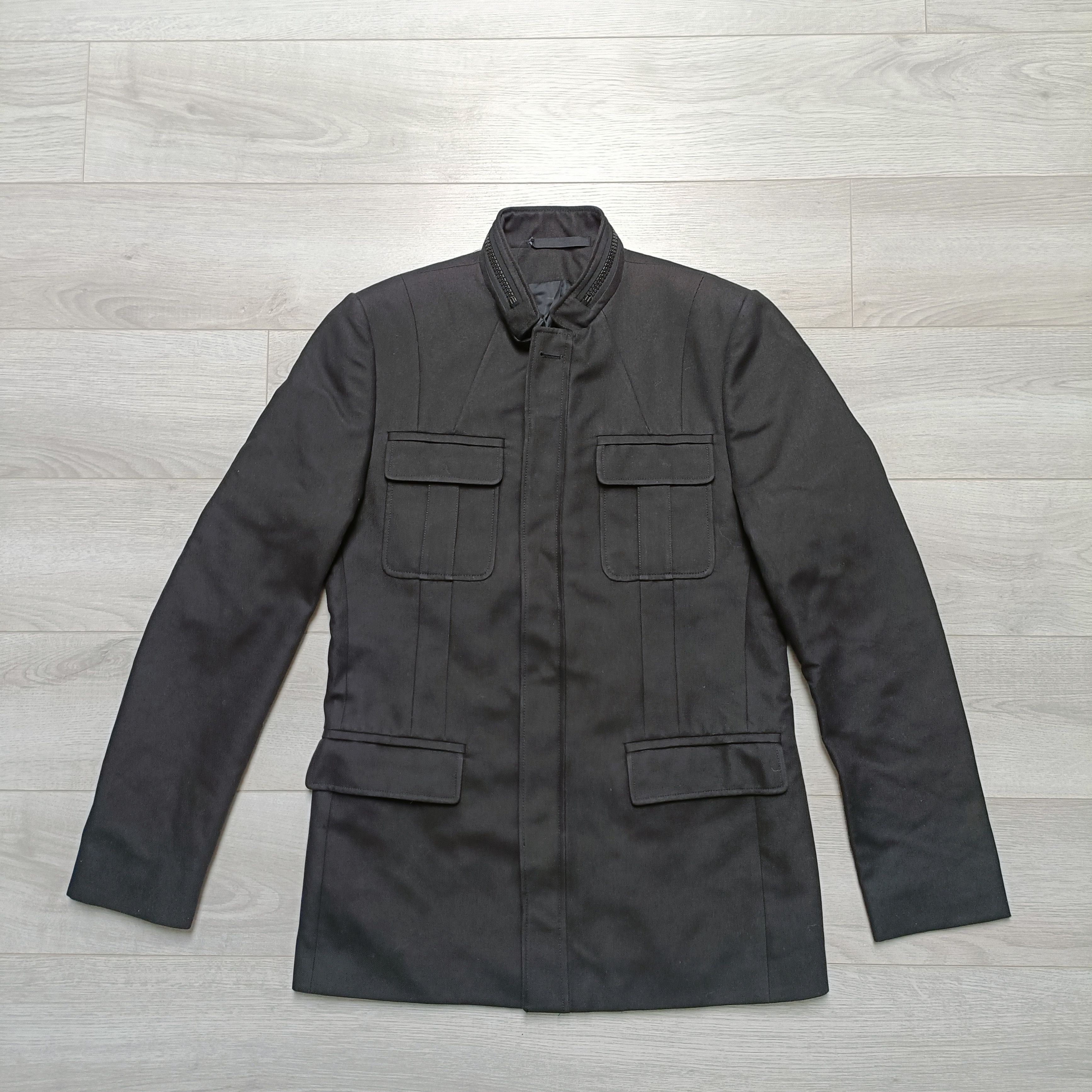 Givenchy Men's Black Cotton Jacket ! Size US M / EU 48-50 / 2 - 2 Thumbnail