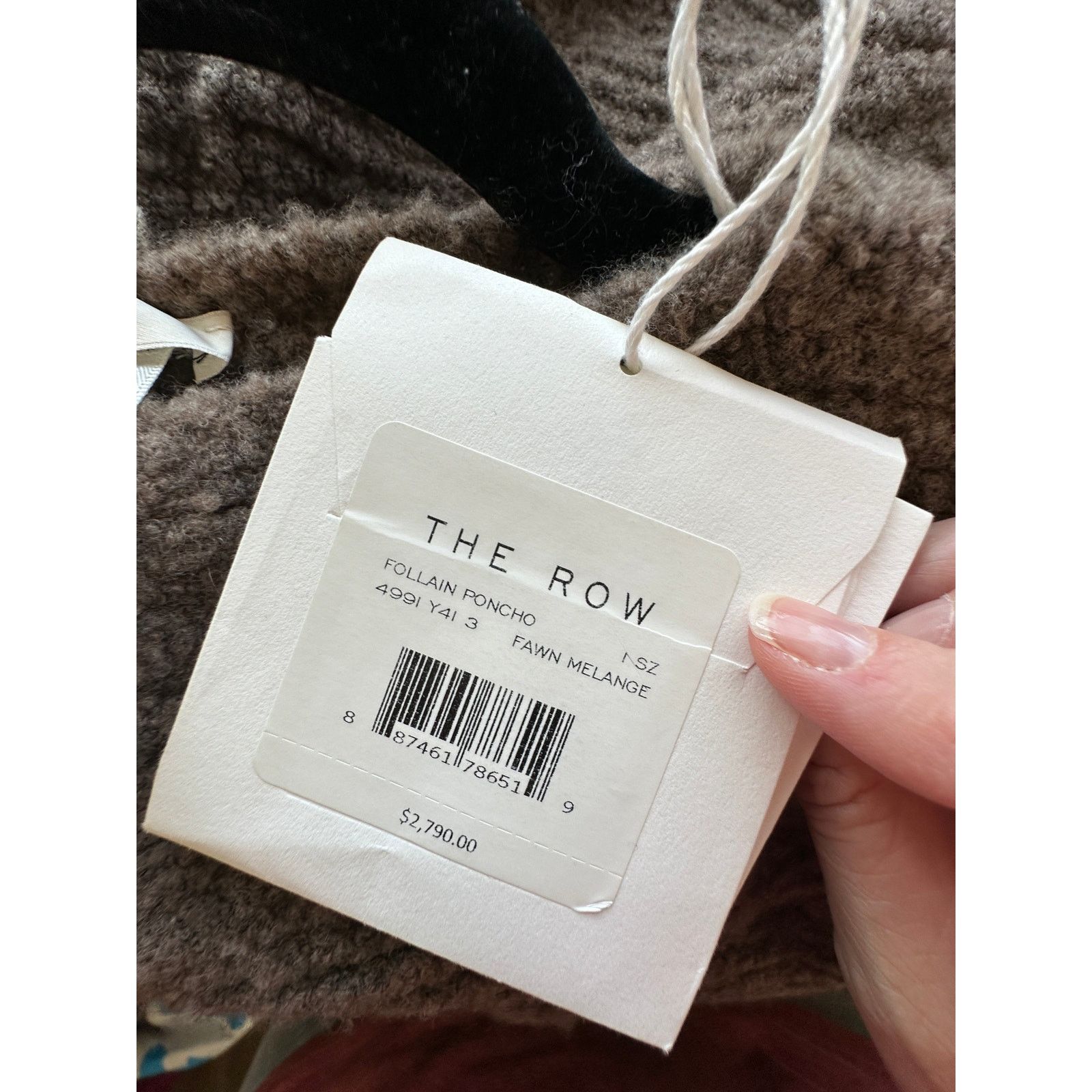 The Row The Row Follain Fringe Poncho Wool Cashmere Pullover Sweater Size ONE SIZE - 11 Thumbnail