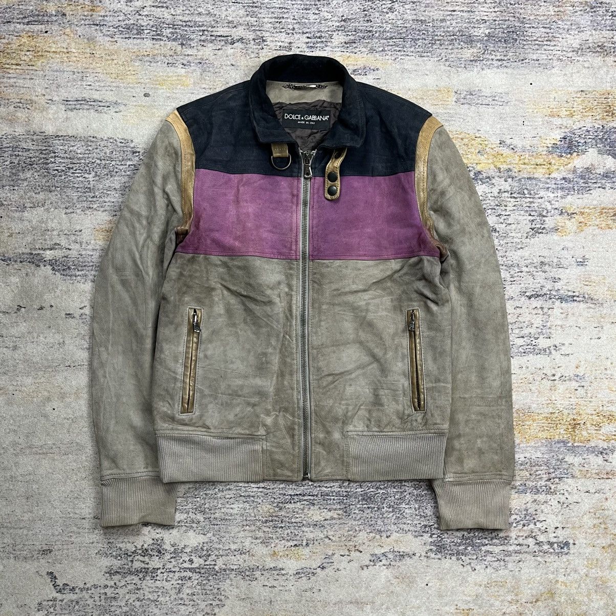 Dolce & Gabbana Dolce & gabbana multi color leather jacket Size US M / EU 48-50 / 2 - 2 Thumbnail