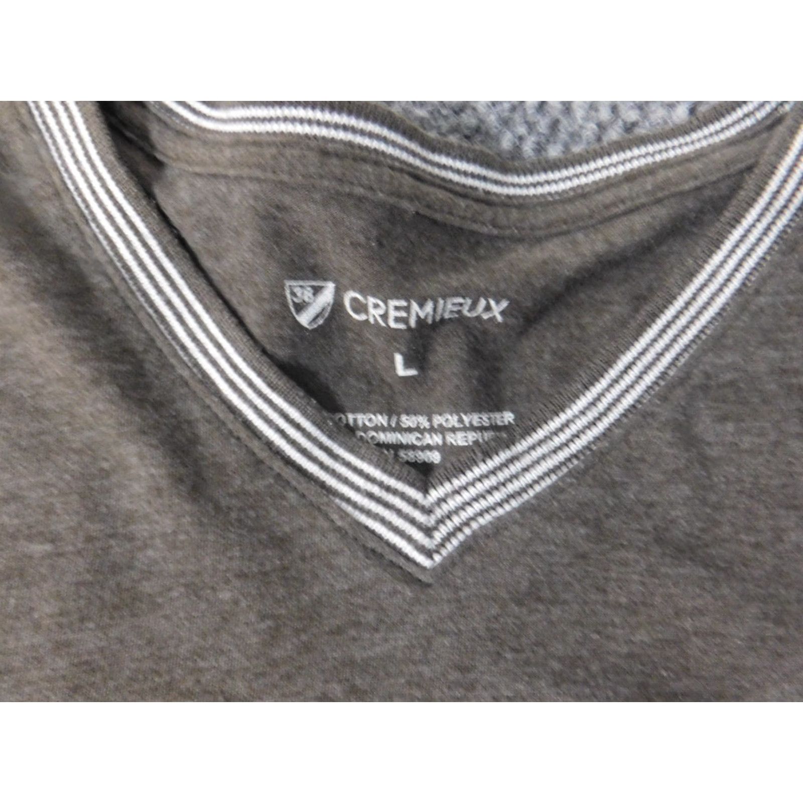 Cremieux Cremieux Mens Sweater Pullover V-Neck Long Sleeve Brown Large L Knit Cotton Polyester Stretch Button Logo UK London Modern 90s? Size US L / EU 52-54 / 3 - 4 Thumbnail