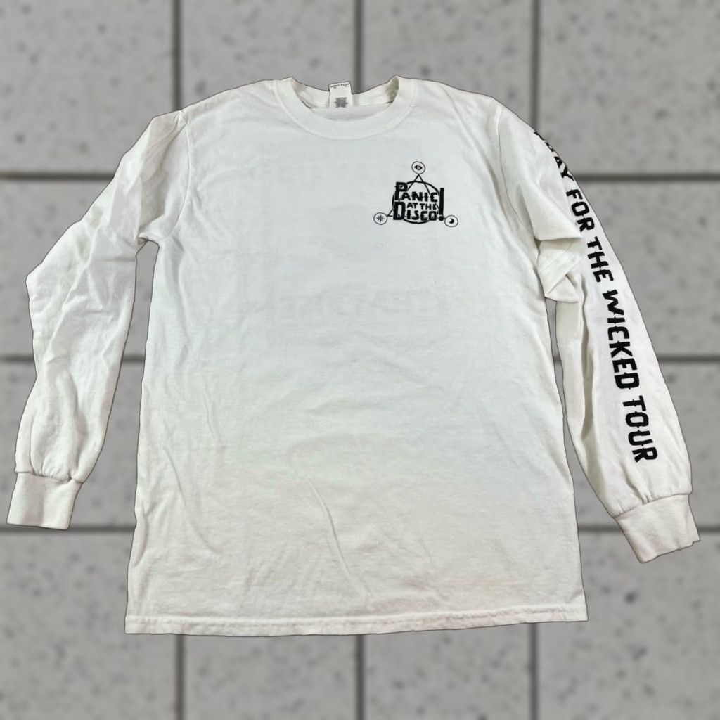 Vintage Panic At The Disco! Pray For The Wicked Tour White Long Sleeve Shirt S Unisex Adults Sleeve Long White Mens Womens? Size US S / EU 44-46 / 1 - 1 Thumbnail