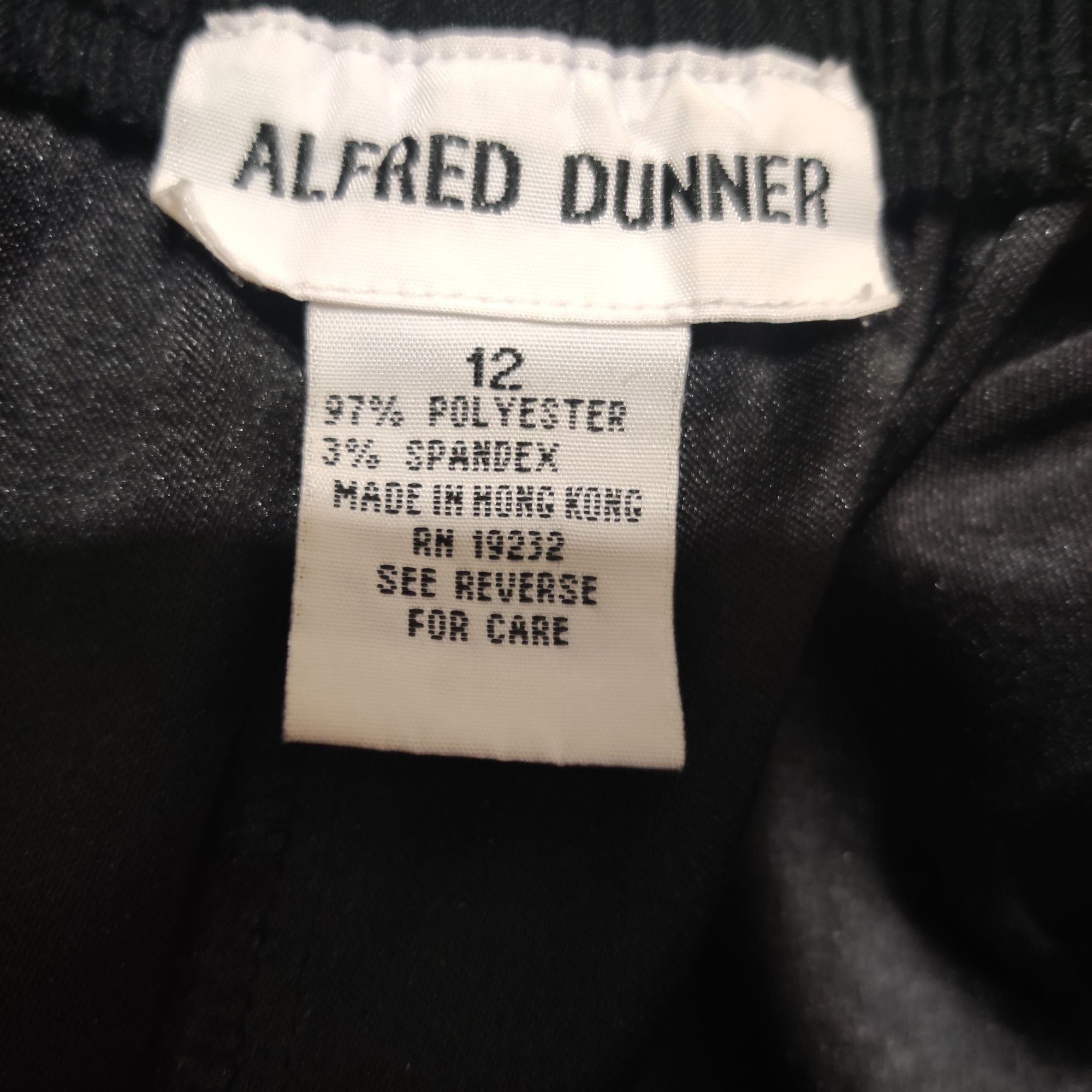 Vintage Alfred Dunner 12 Black Vintage Pull On Pants Straight Leg Cl Size 34" / US 12 / IT 48 - 5 Thumbnail