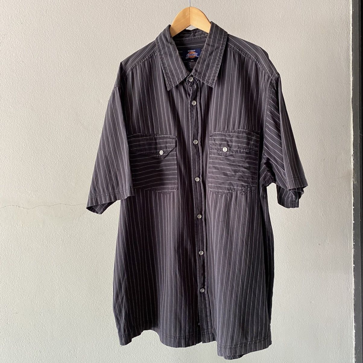 Dickies Dickies Black Shirt with White and Black Stitched Stripes Size US XXL / EU 58 / 5 - 1 Thumbnail
