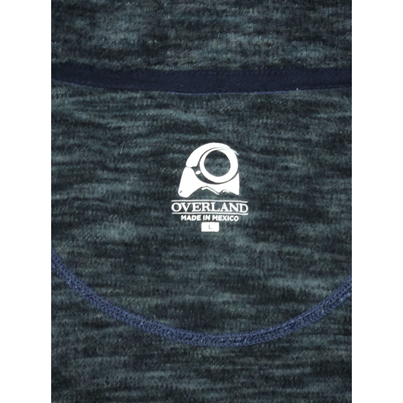 Vintage Overland Vest Mens Large Blue Wool Blend Full Zip Pockets High Neck Vest Size US L / EU 52-54 / 3 - 7 Thumbnail
