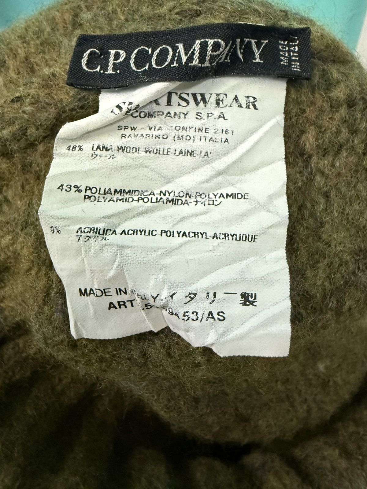 C.P. Company C.P COMPANY KNITTED WOOL BEANIE Size ONE SIZE - 9 Thumbnail