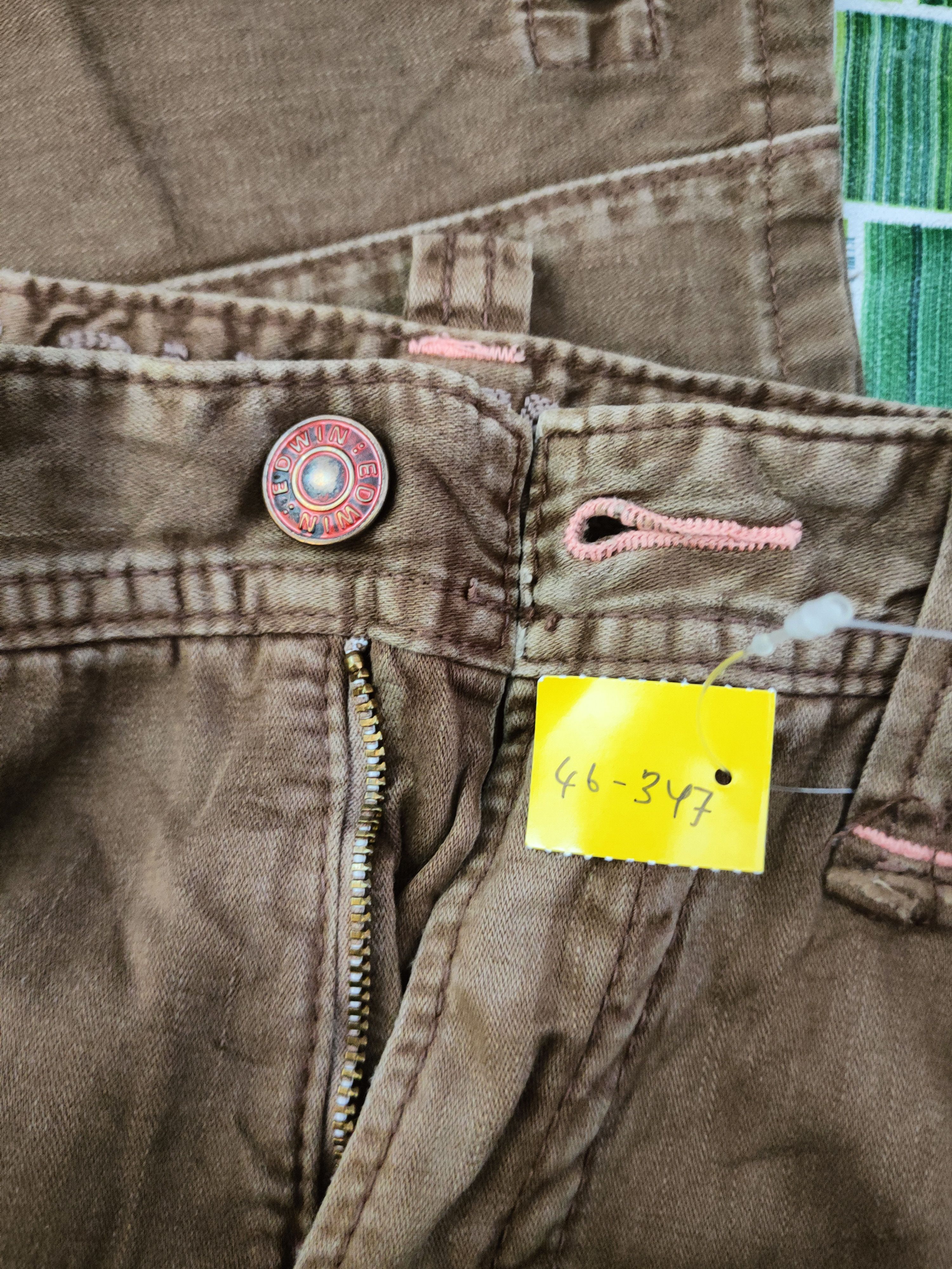 Edwin DL Edwin Brown Multipocket Cargo Pants #46-347 Size US 31 - 17 Thumbnail