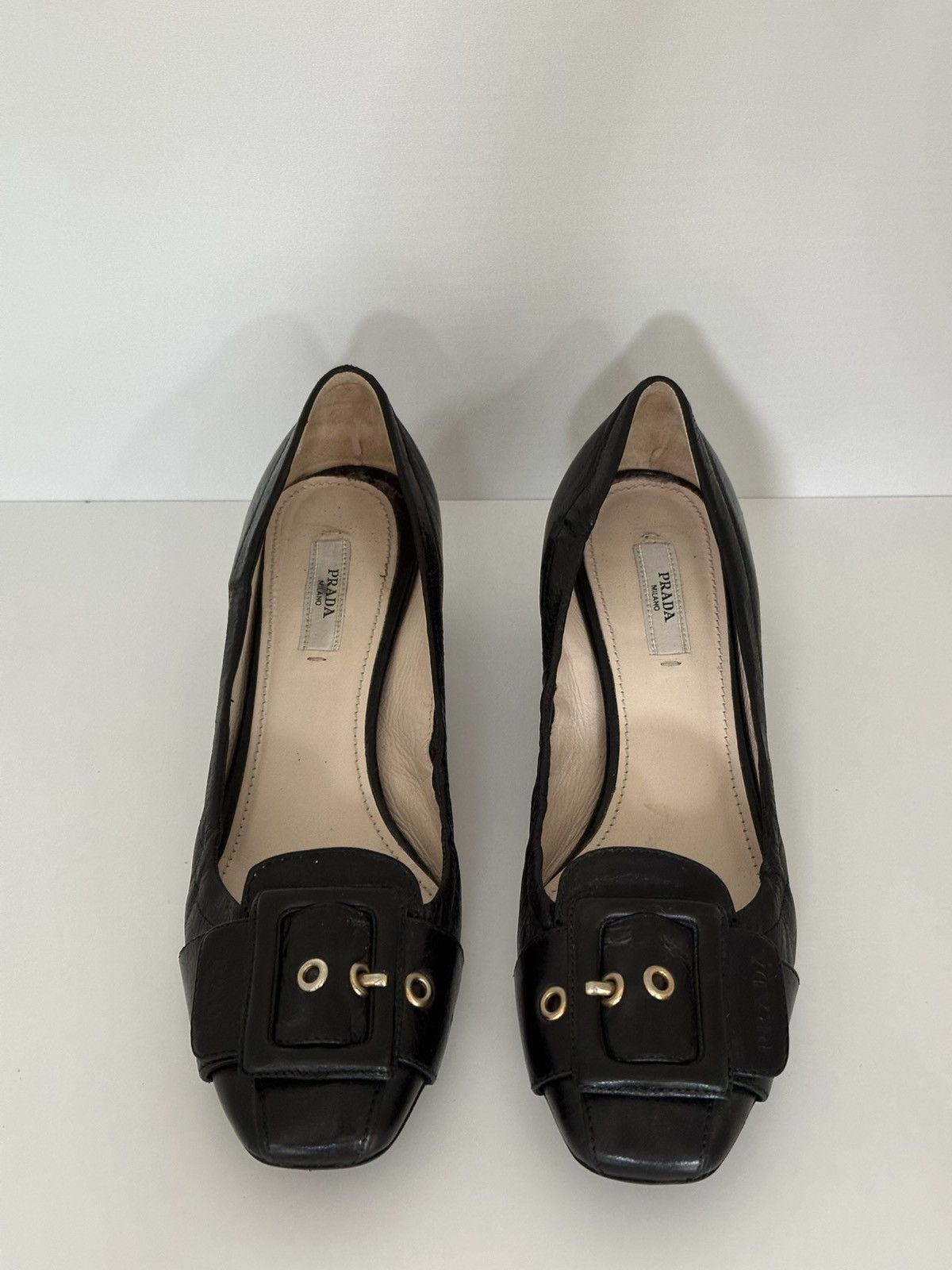 Prada Prada leather pumps heels Size US 7.5 / IT 37.5 - 7 Thumbnail