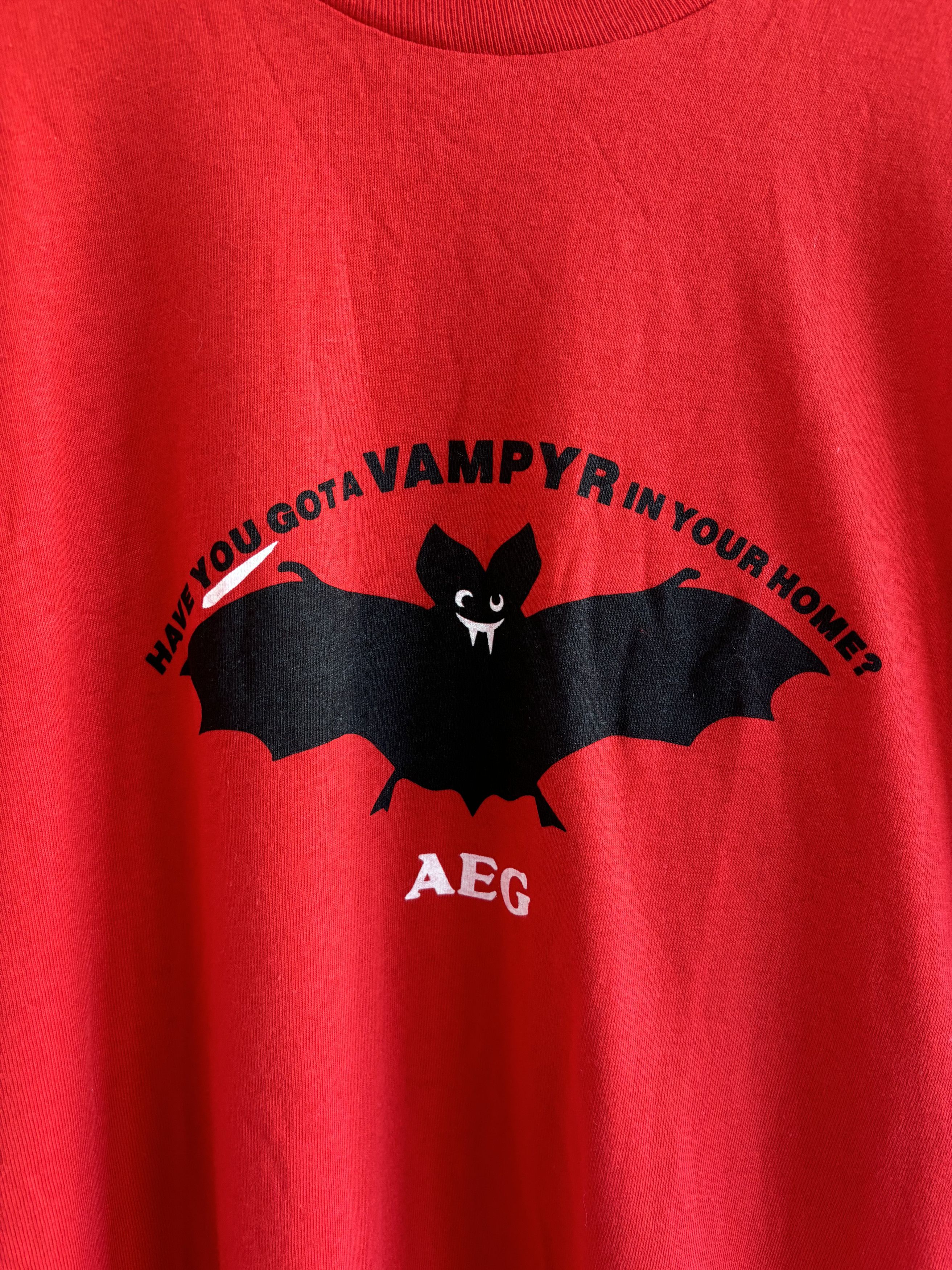 Vintage Vintage 80s Halloween Vampyr Bat Graphic Tee Size US XXL / EU 58 / 5 - 4 Thumbnail