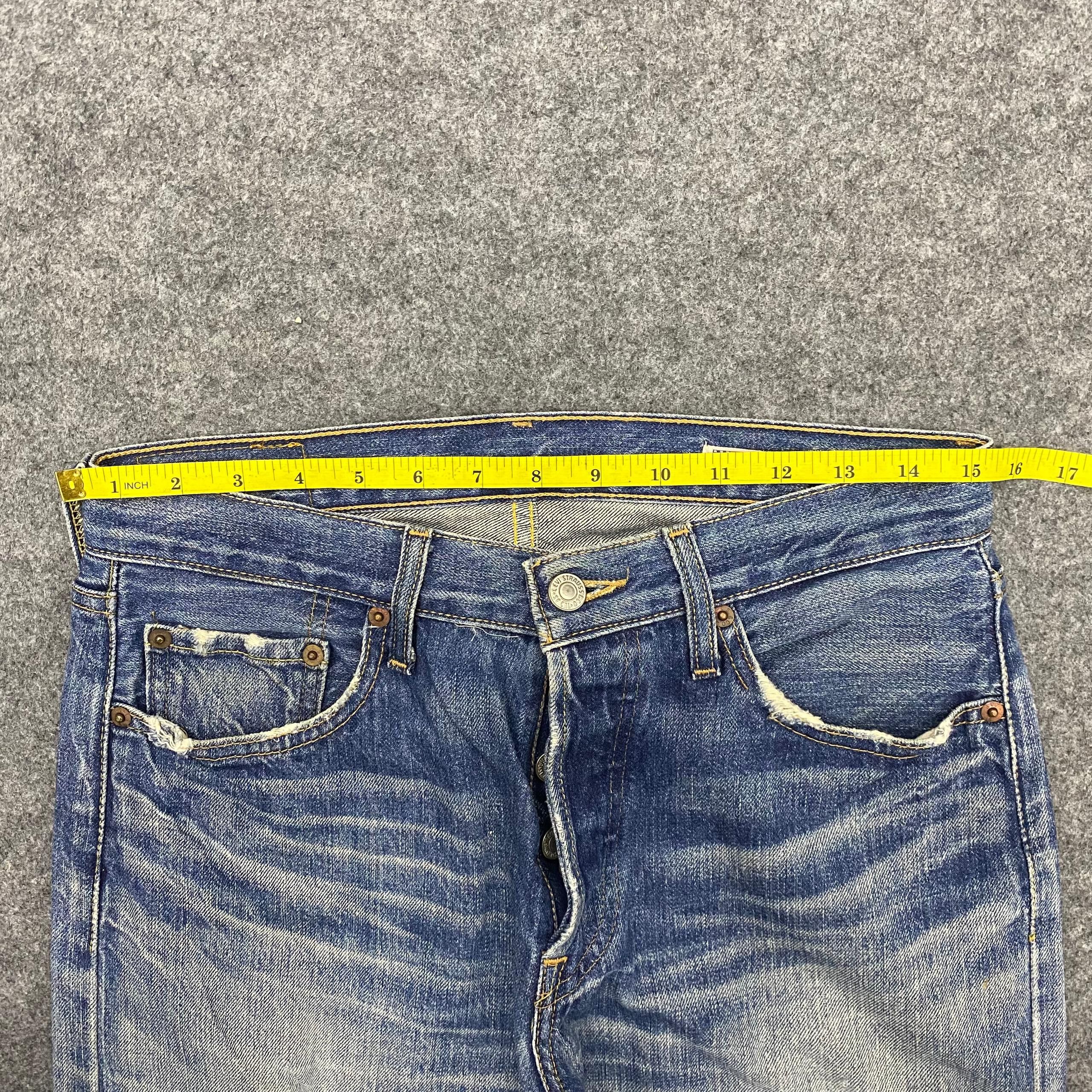 Levi's 💥Best Offer💥Vintage Levis 501 Distressed Denim Size US 31 - 4 Thumbnail