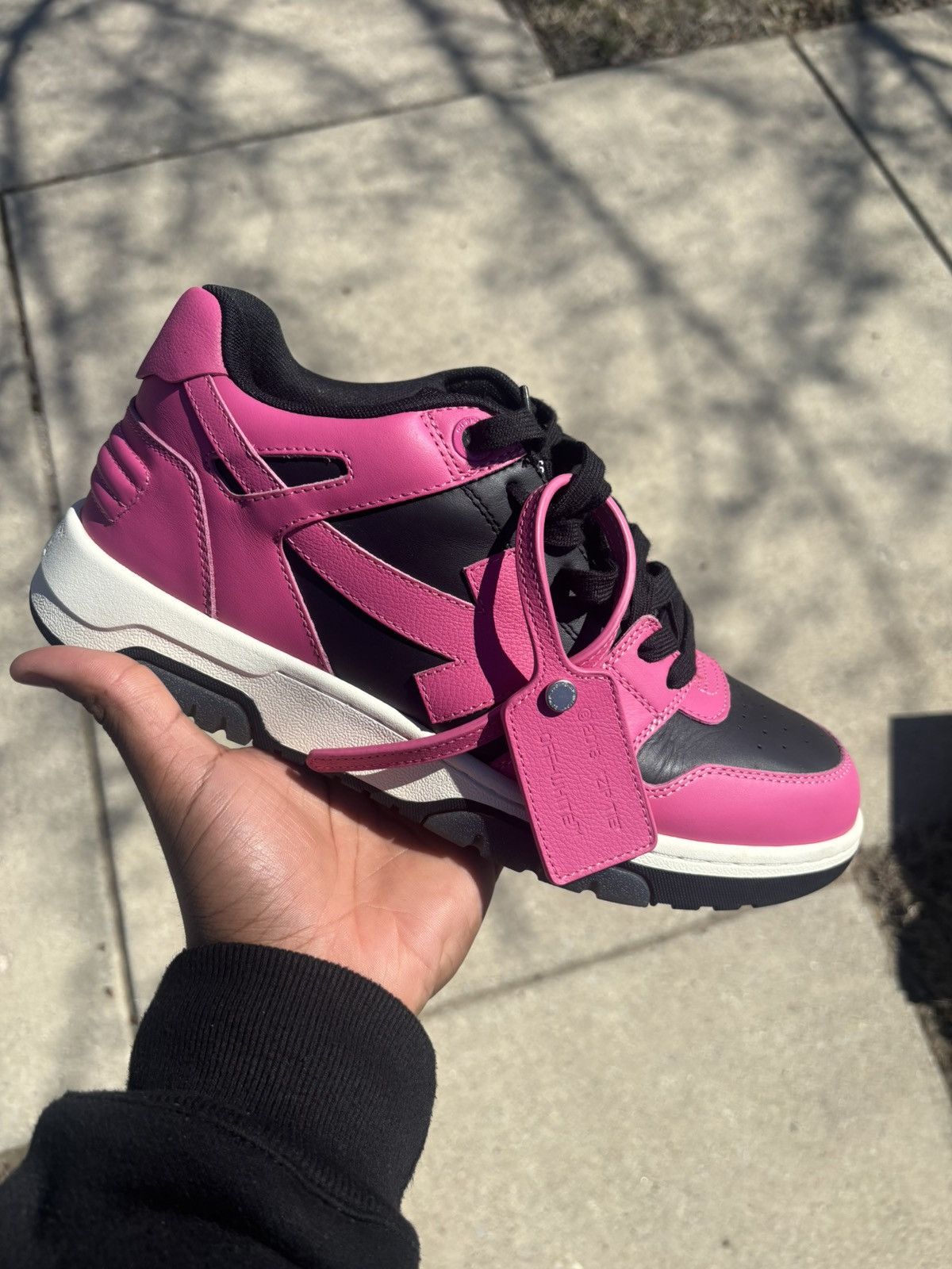 Off-White Off-White Out of Office 'Black Fuchsia' Size US 10 / EU 43 - 2 Thumbnail
