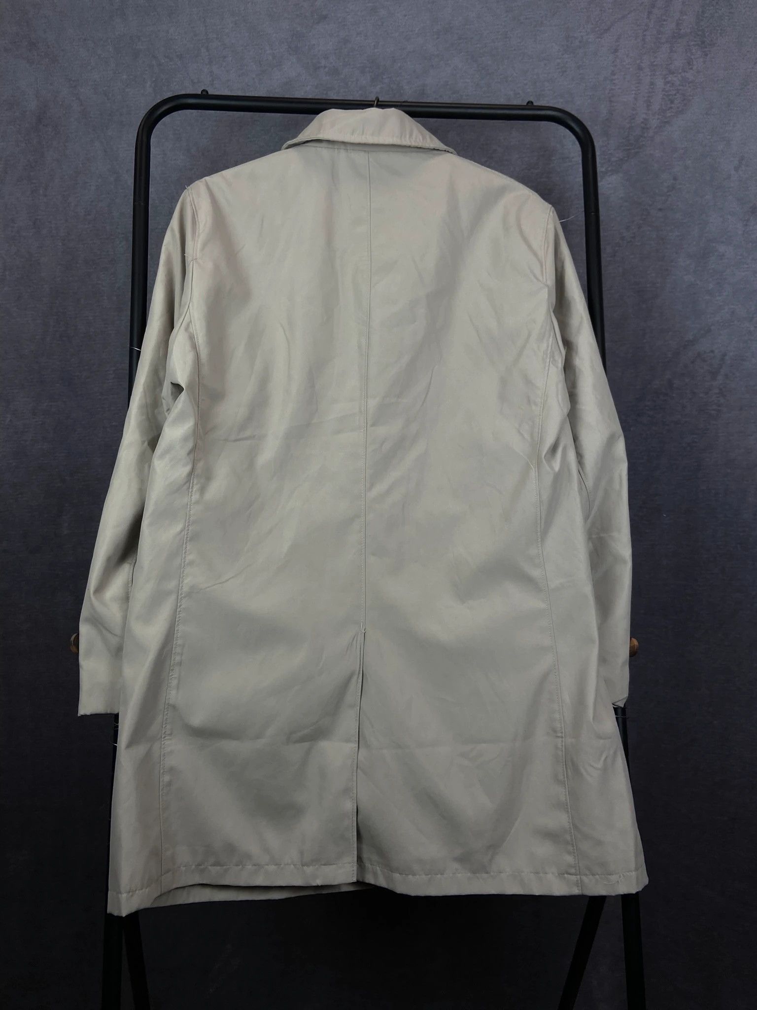 Lambretta Lambretta Women Trench Coat Beige Buttoned Classic L Size L / US 10 / IT 46 - 4 Thumbnail