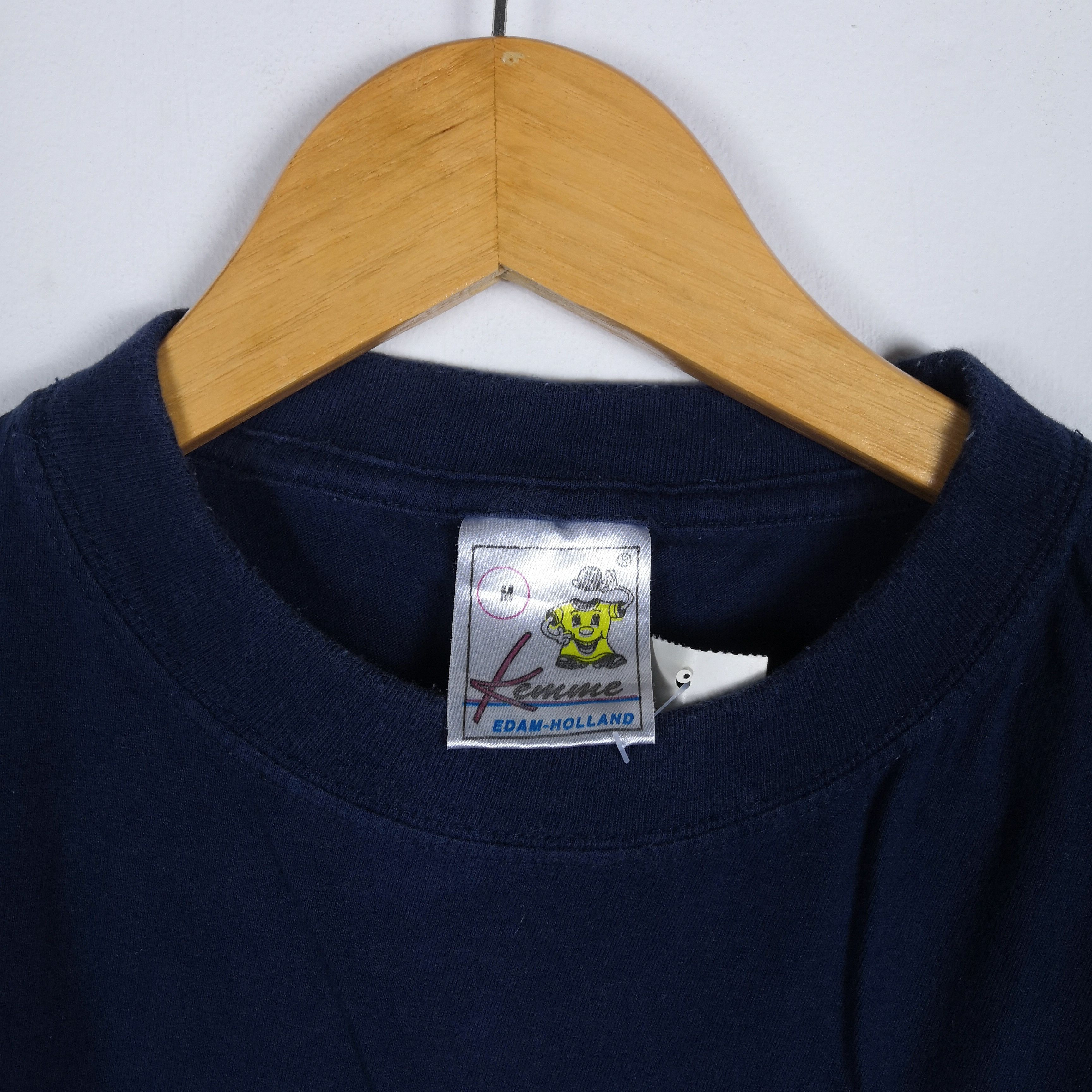 Vintage Vintage 90s Amsterdam Holland T-Shirt Embroidery Novelty Tee Size US L / EU 52-54 / 3 - 4 Thumbnail