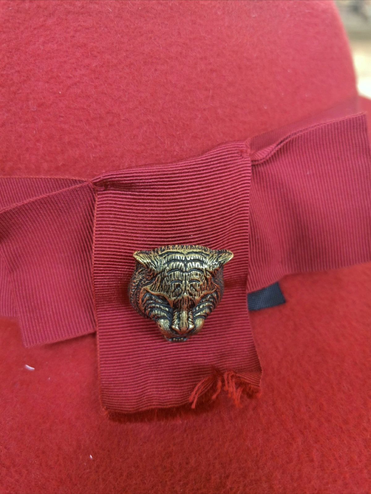Gucci Runway wool hat red Size ONE SIZE - 6 Thumbnail