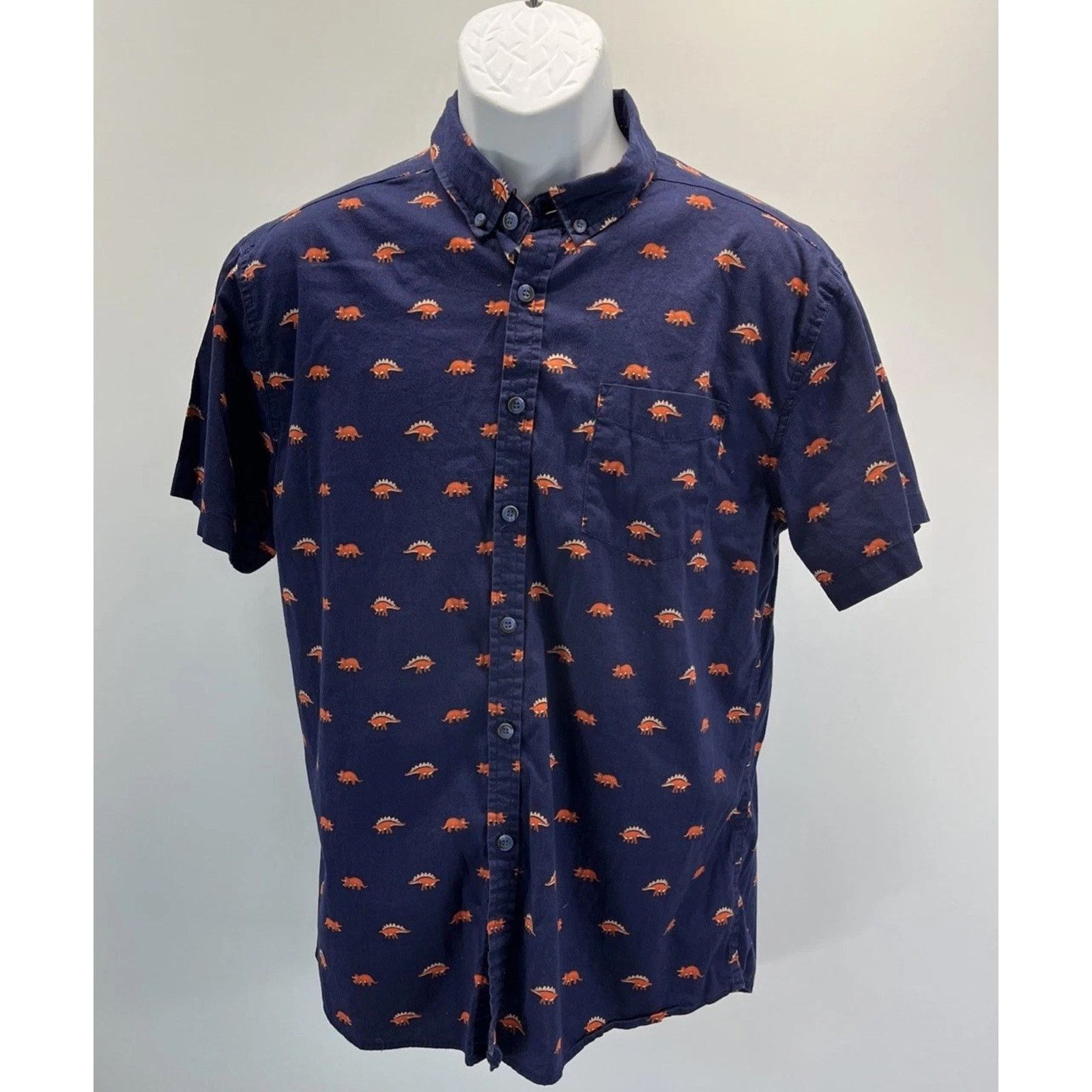 Other Five Points Slim Fit Shirt Men's L Navy Blue Pattern Size US L / EU 52-54 / 3 - 1 Thumbnail