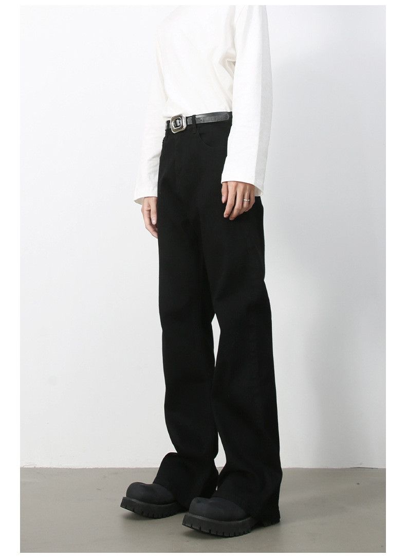 Japanese Brand × Jean Japanese retro solid color versatile flared casual jeans Size US 32 / EU 48 - 4 Thumbnail