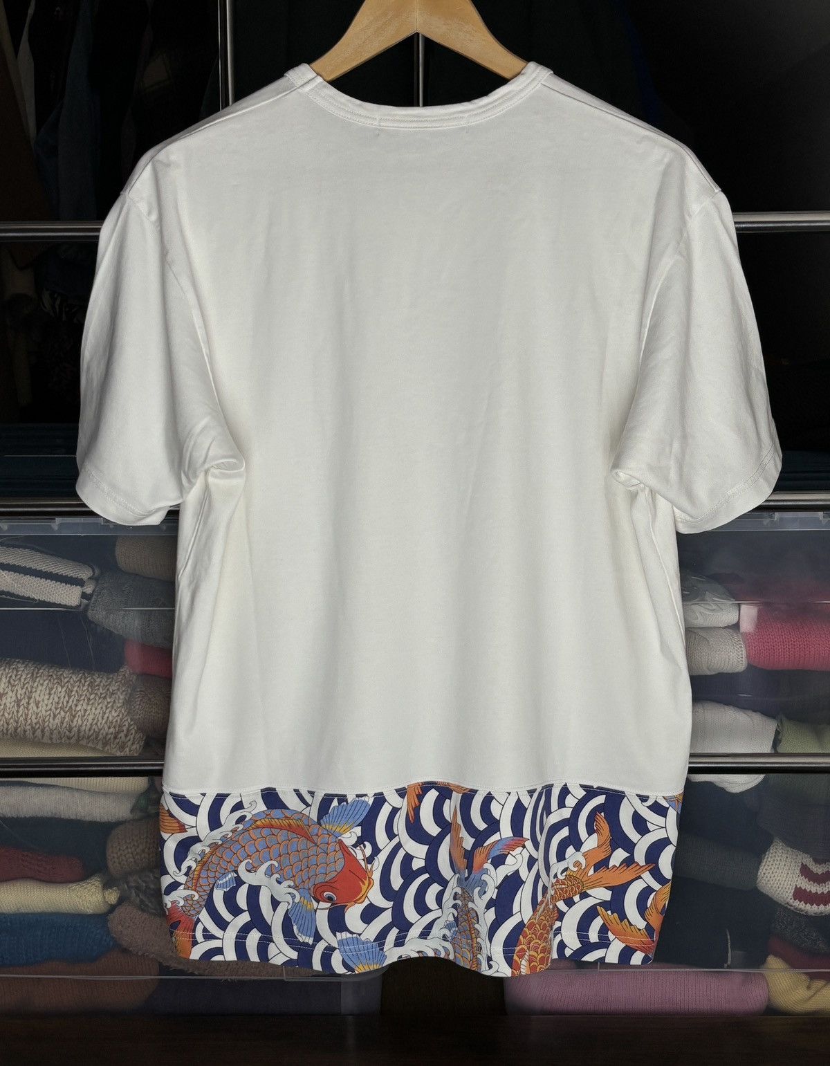 Junya Watanabe Junya Watanabe Archival Koi Fish T-Shirt Comme Des Garcons Size US L / EU 52-54 / 3 - 4 Thumbnail