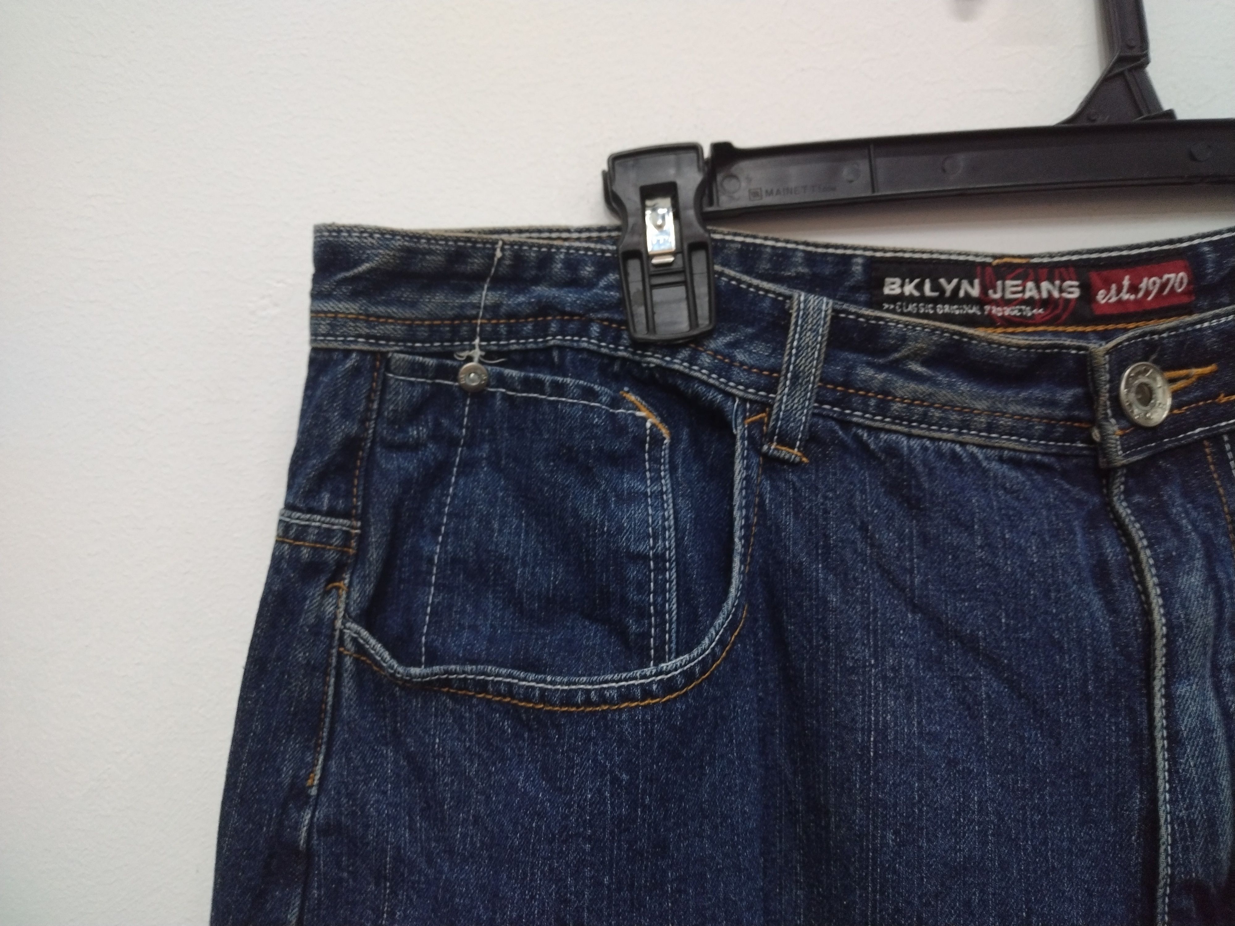 Brooklyn Clothing Bklyn jeans Baggy nice design straight cut loose Size US 38 / EU 54 - 6 Thumbnail